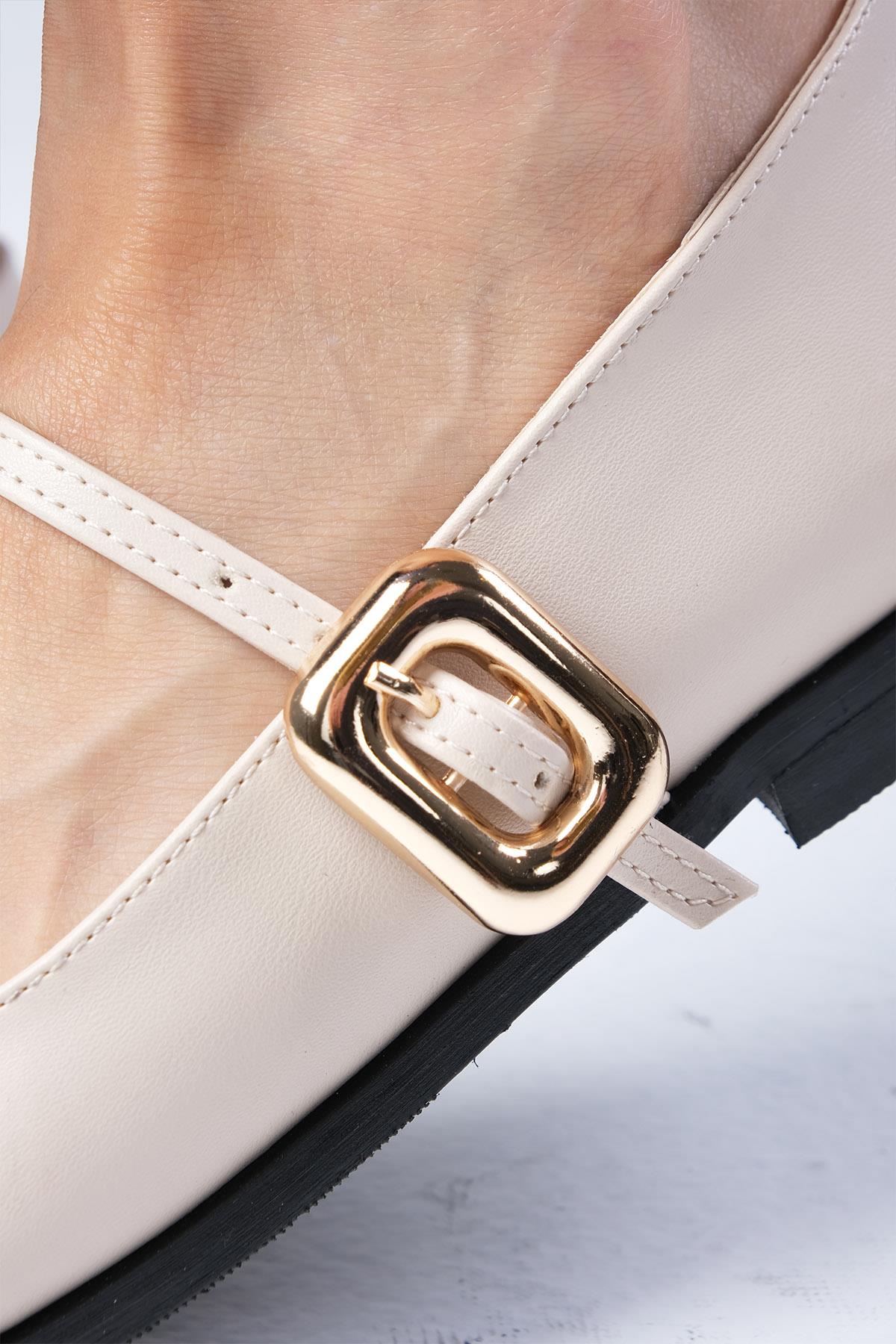 Camille Bej Renk Babet Ayakkabı