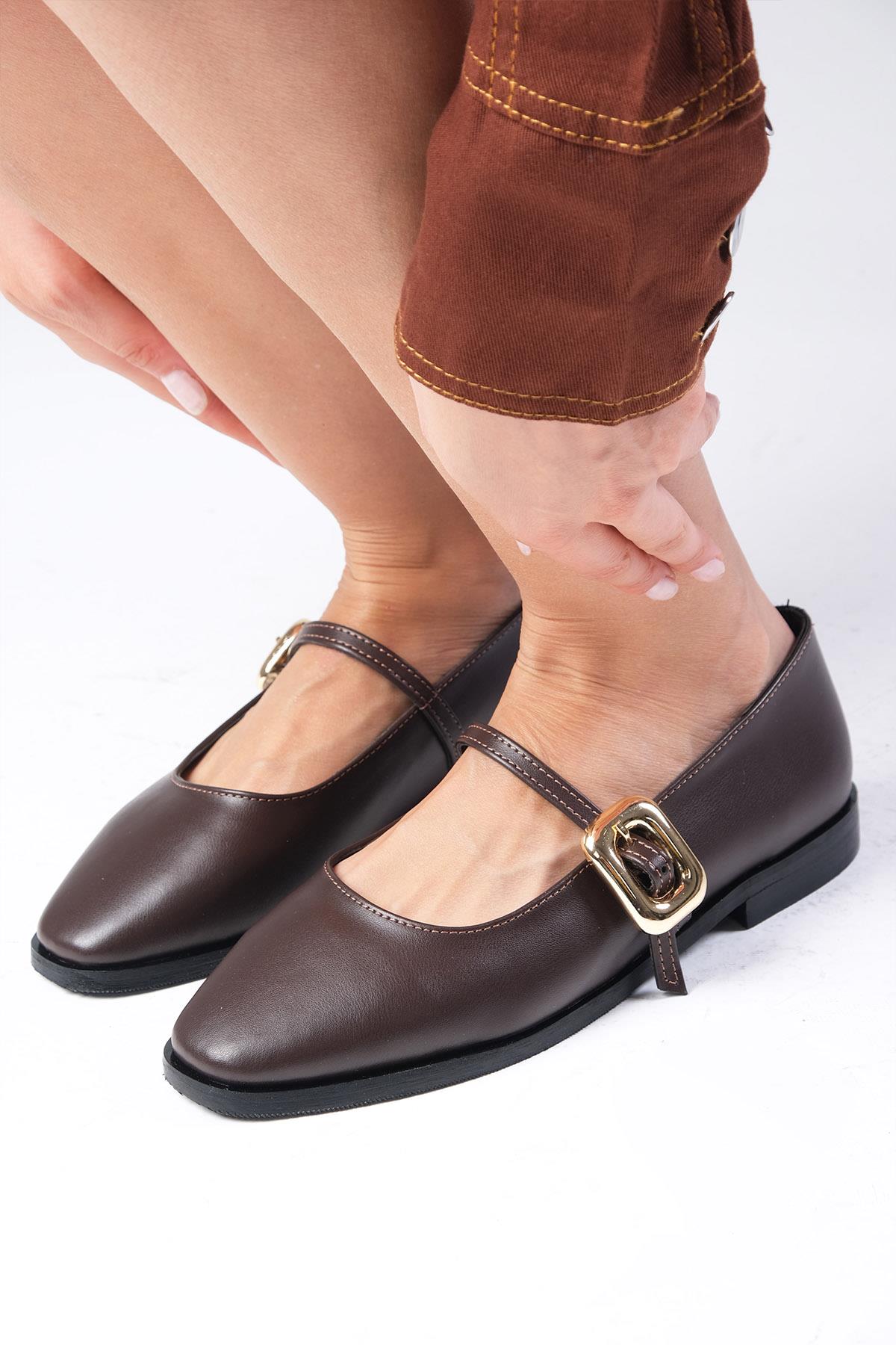 Camille Kahverengi Babet Ayakkabı