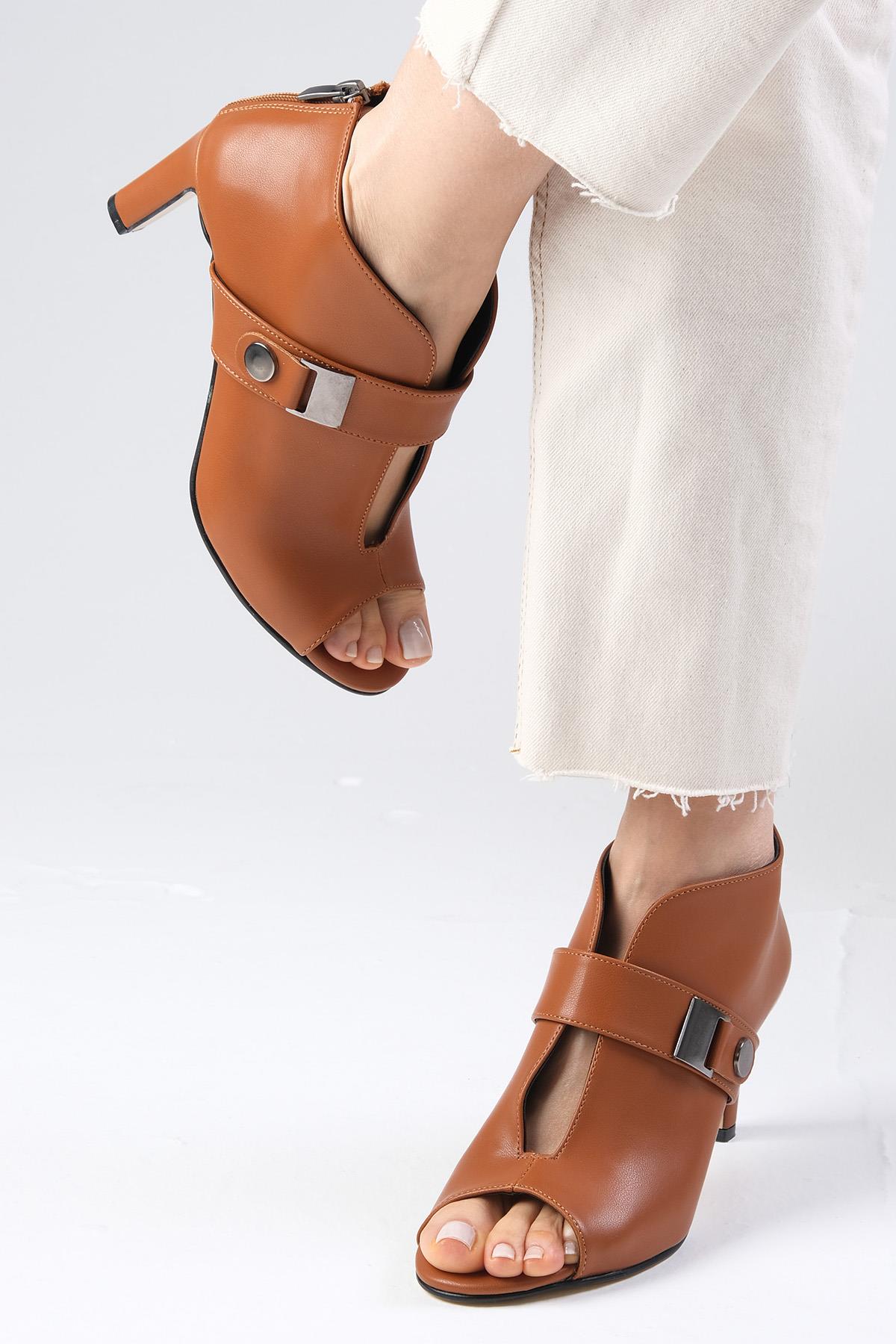 Diaz Taba Renk Bootie Ayakkabı