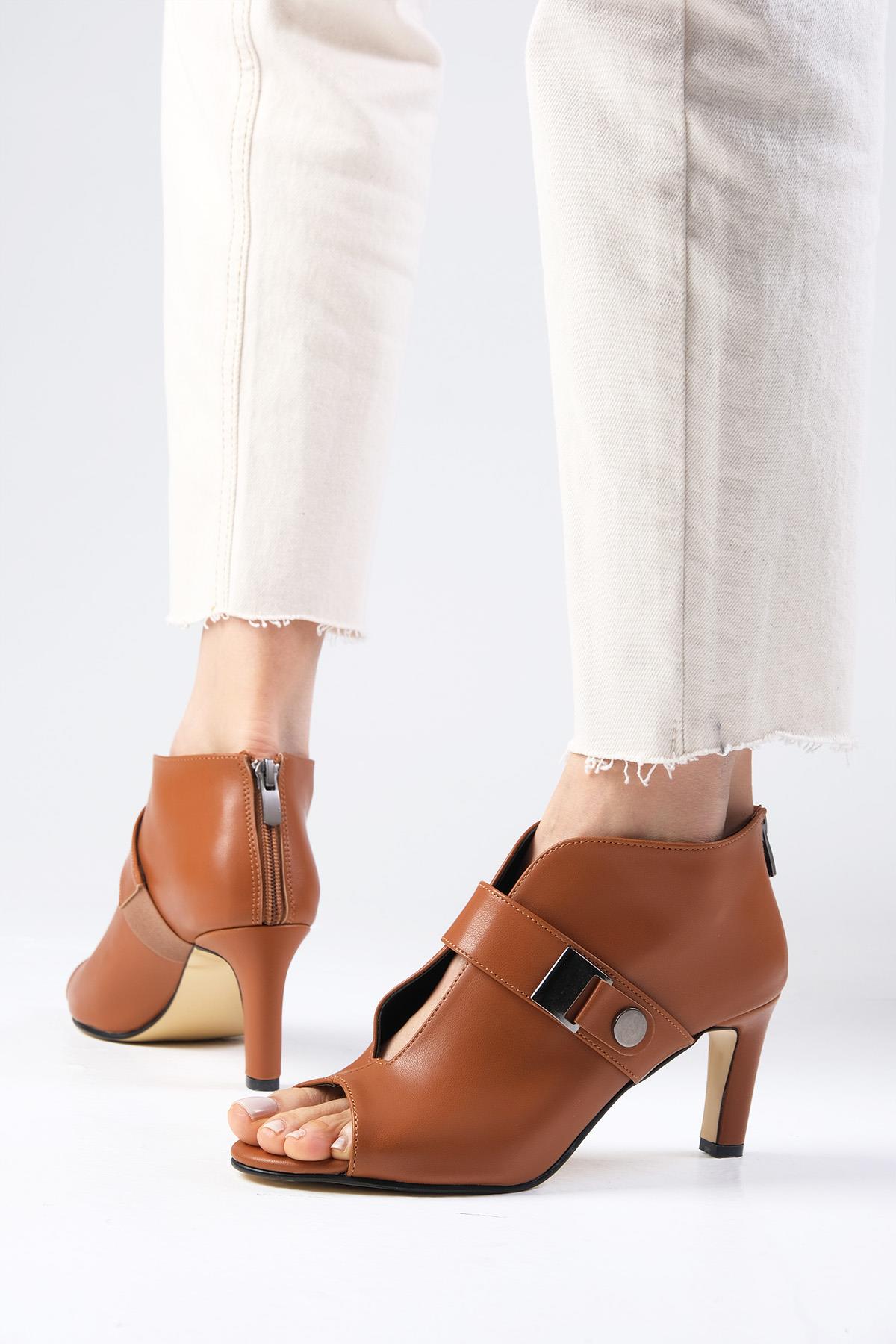 Diaz Taba Renk Bootie Ayakkabı