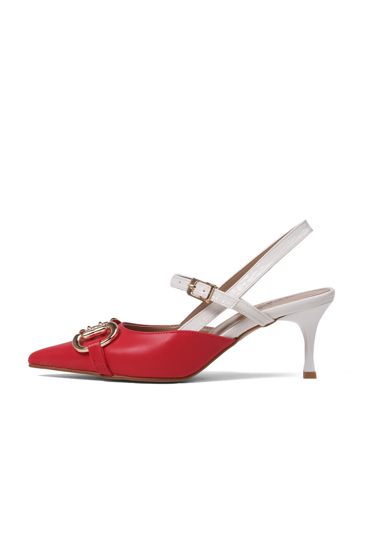 Felicity Kırmızı Renk Topuklu Ayakabbı