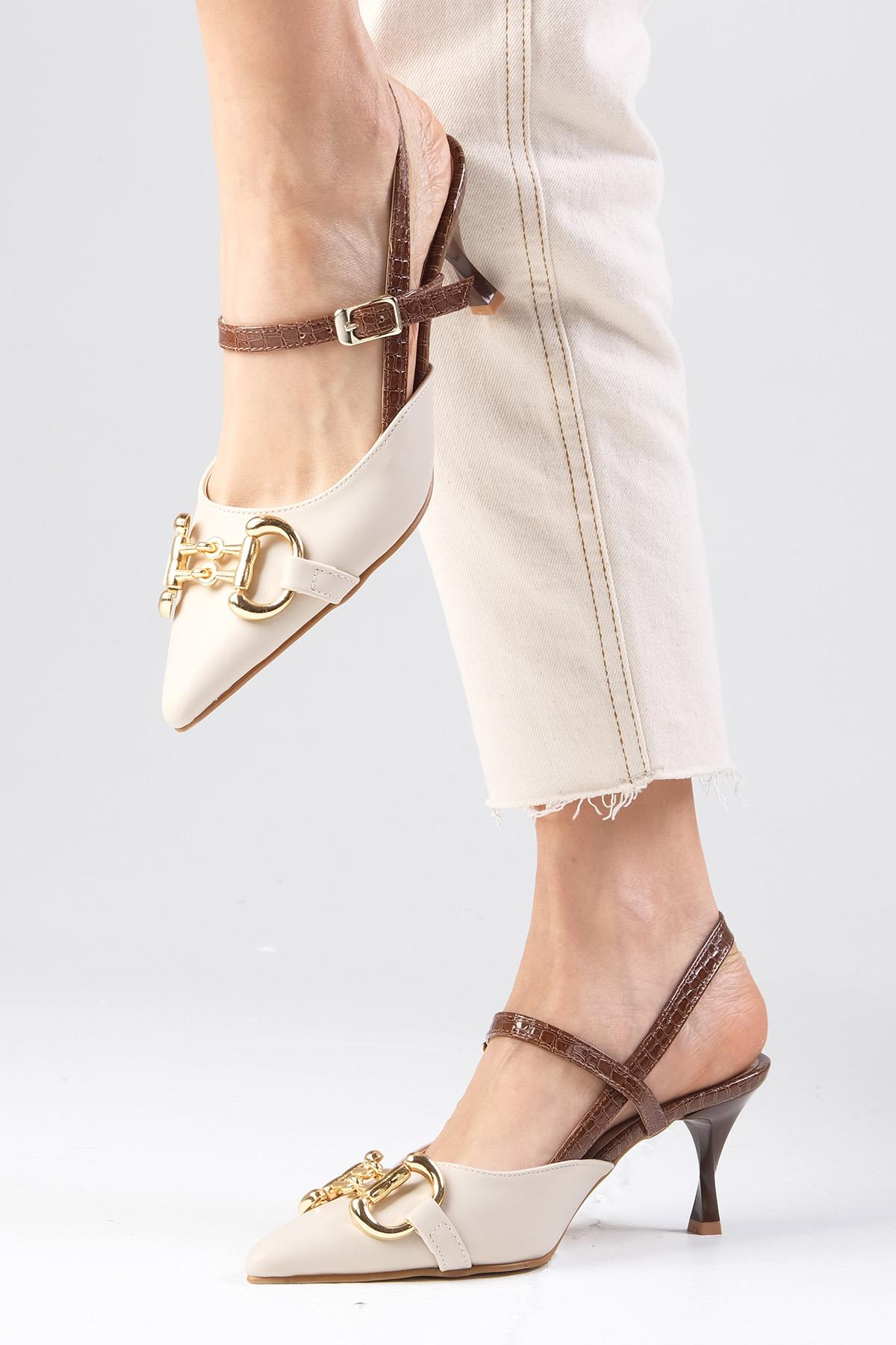 Felicity Ten Rengi Topuklu Ayakabbı