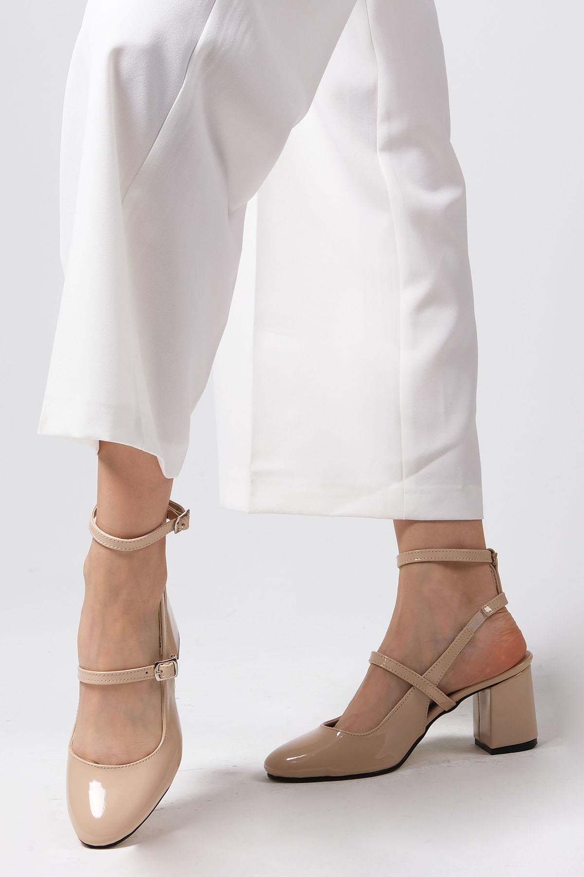 Inessa Ten Rengi Topuklu Ayakkabı