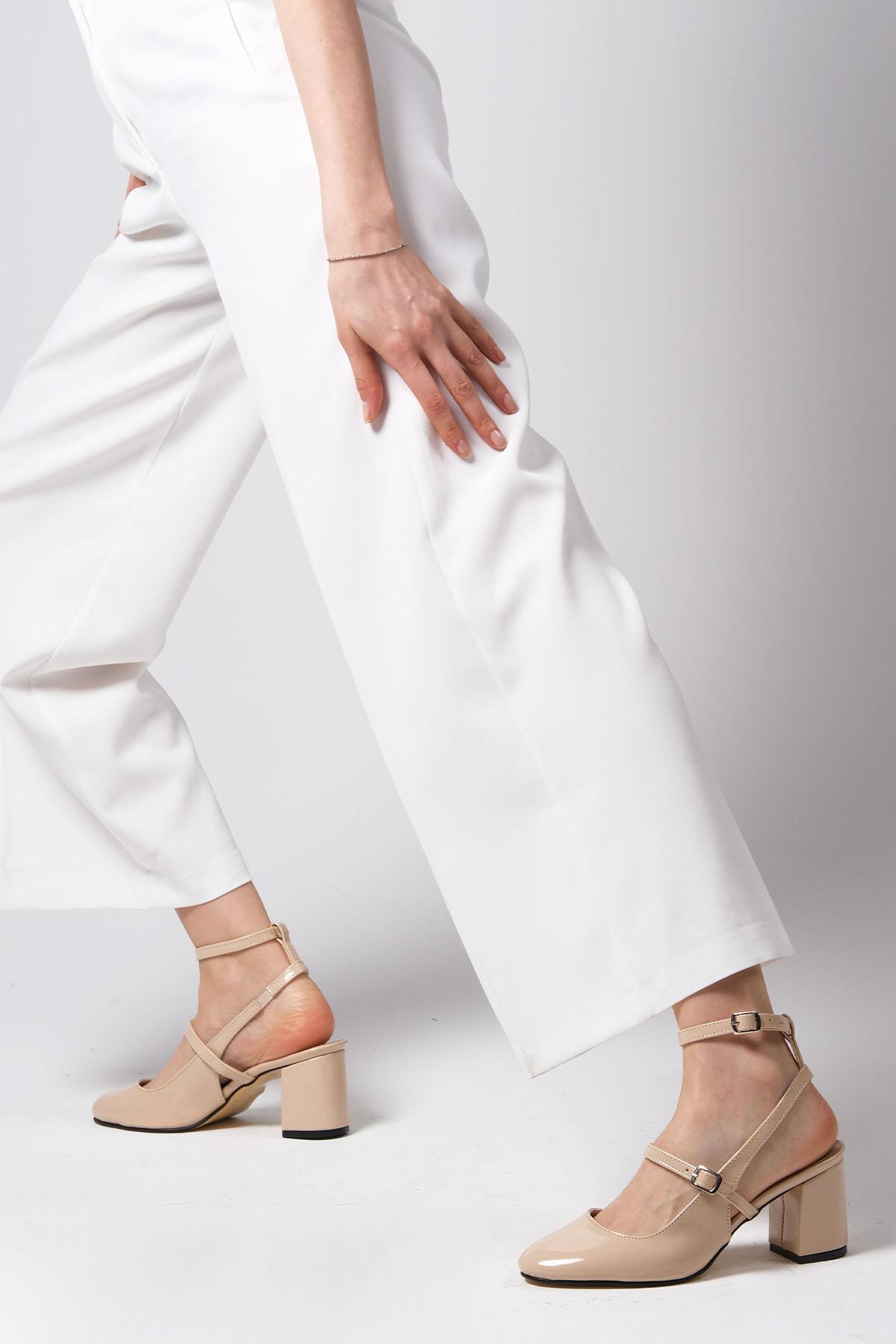 Inessa Ten Rengi Topuklu Ayakkabı