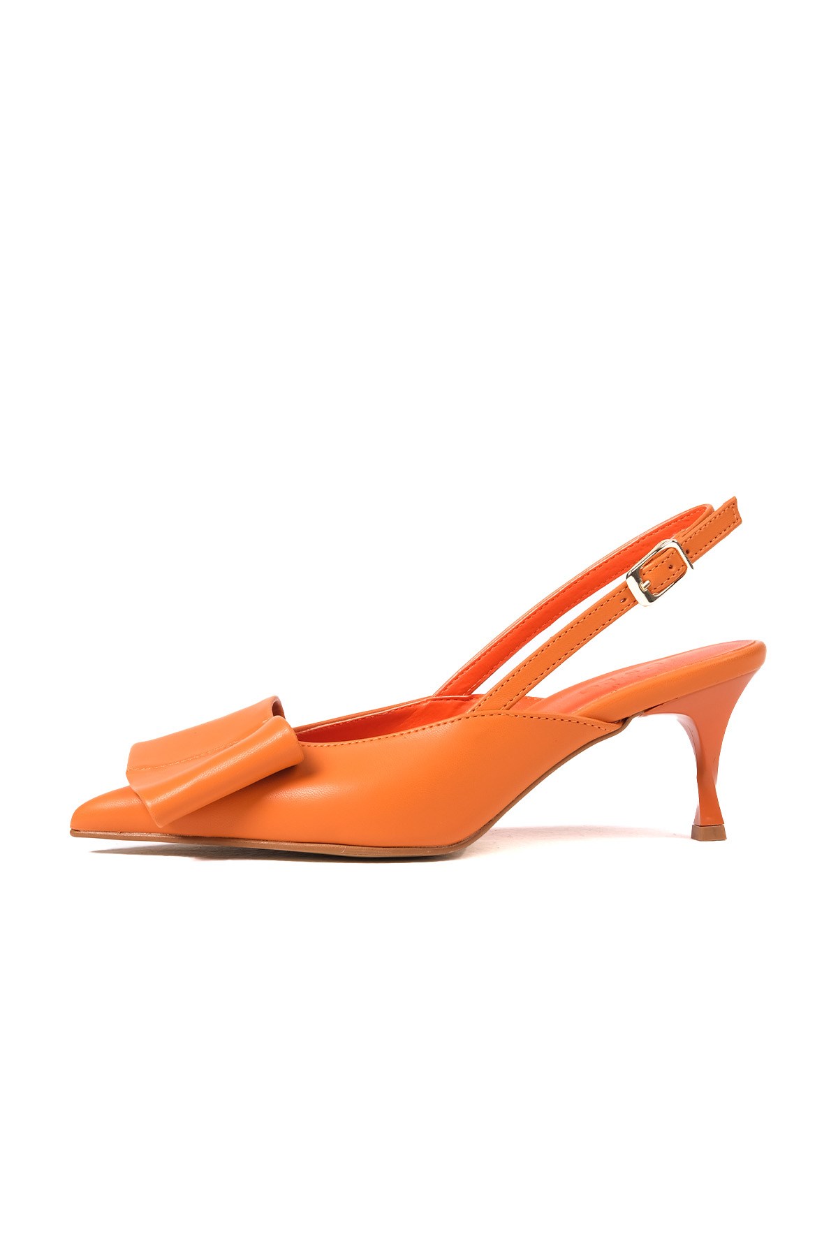 Jenna Turuncu Renk Topuklu Ayakkabı