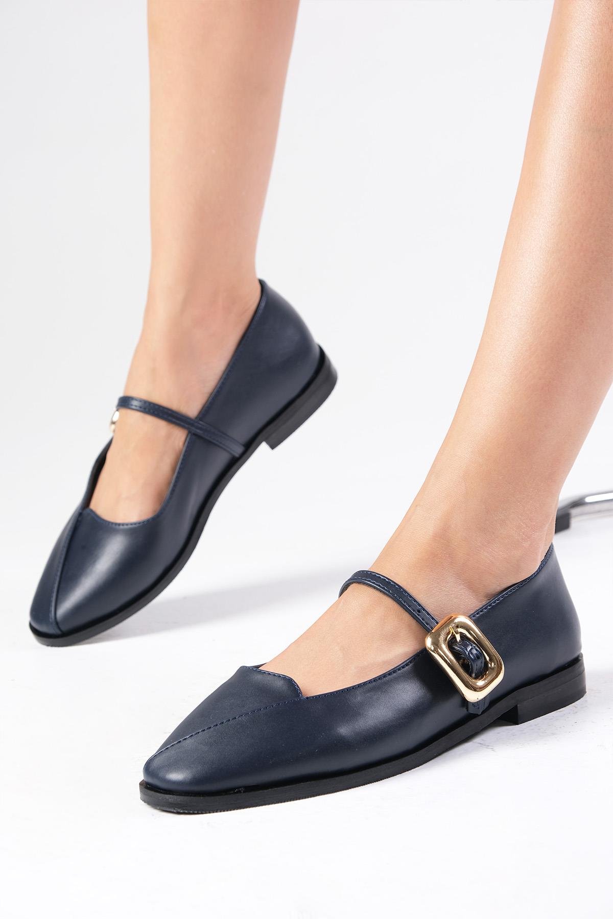 Juliet Lacivert Renk Babet Ayakkabı