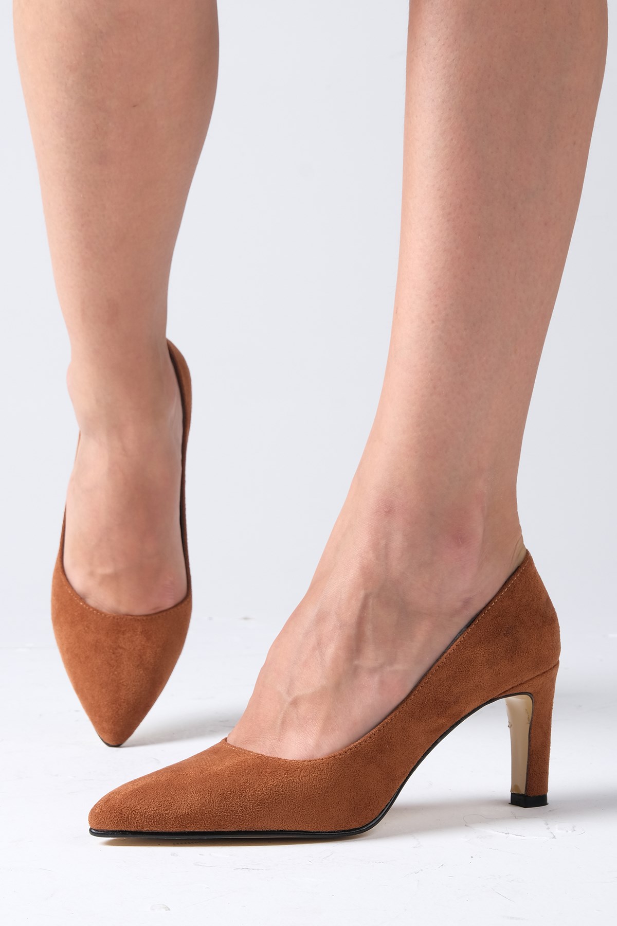 Lita Taba Renk Süet Stiletto