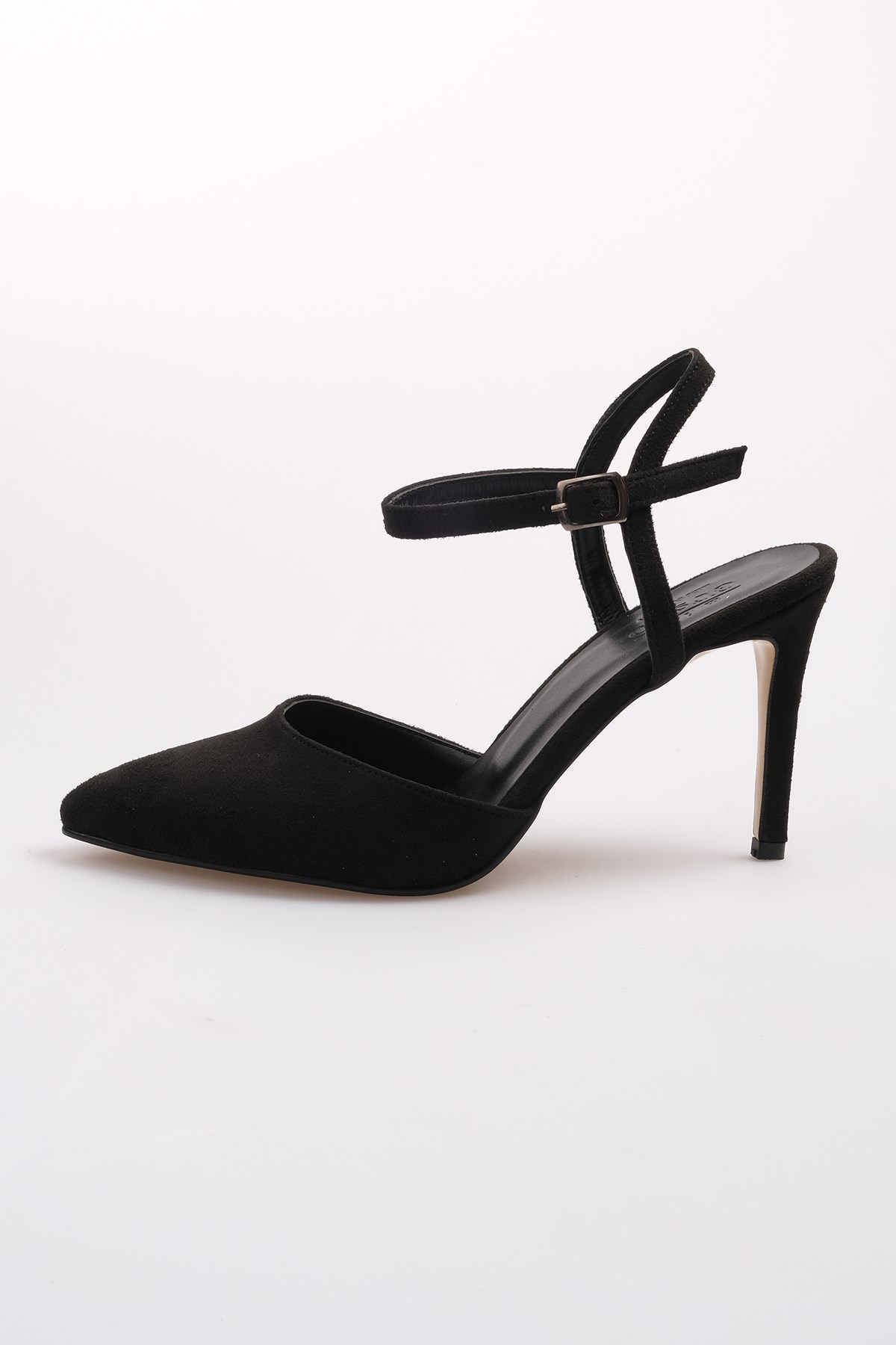 Lucia Siyah Renk Bilek Bantlı Topuklu Ayakkabı