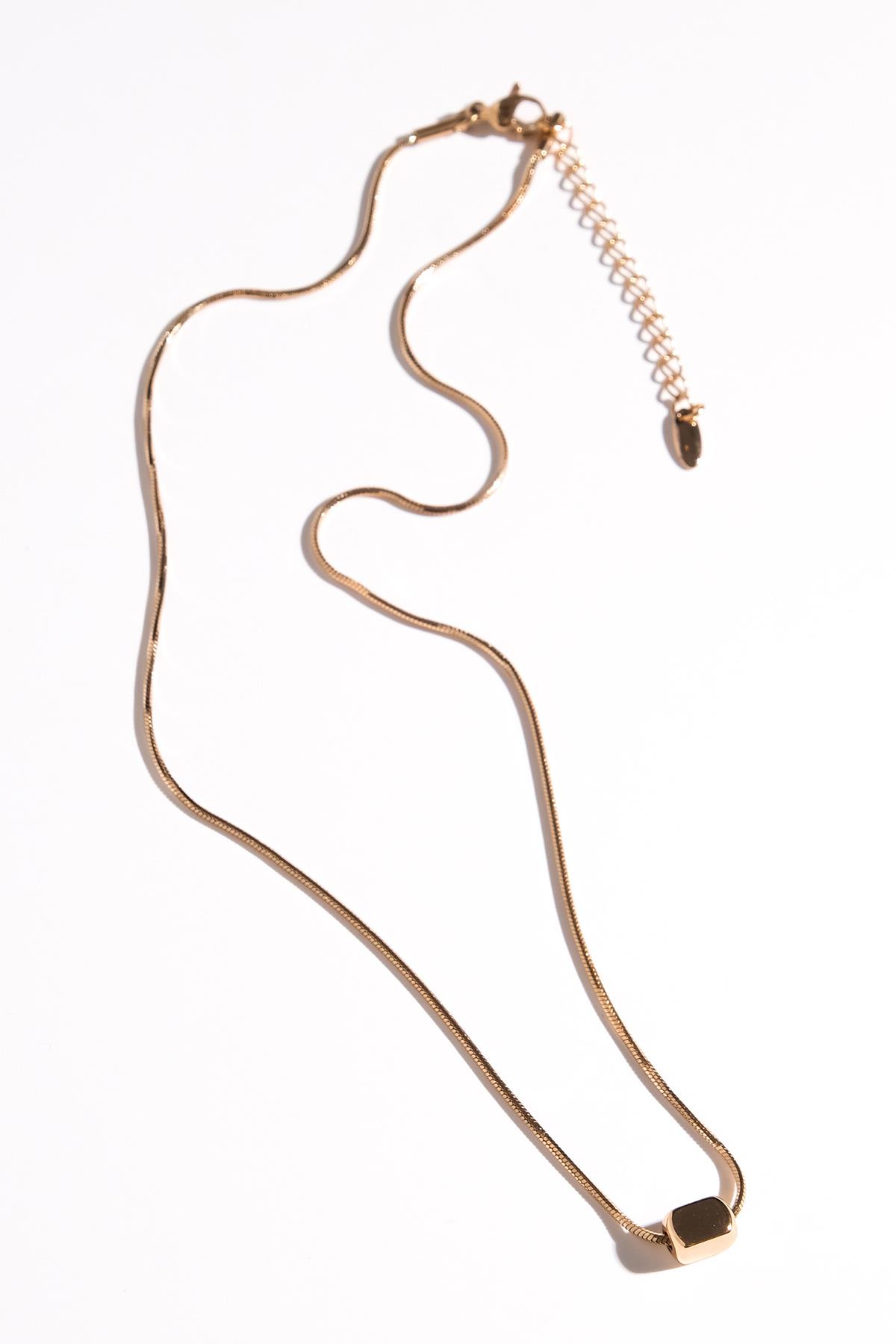 Altın Renk Rodyum Kaplama Kolye