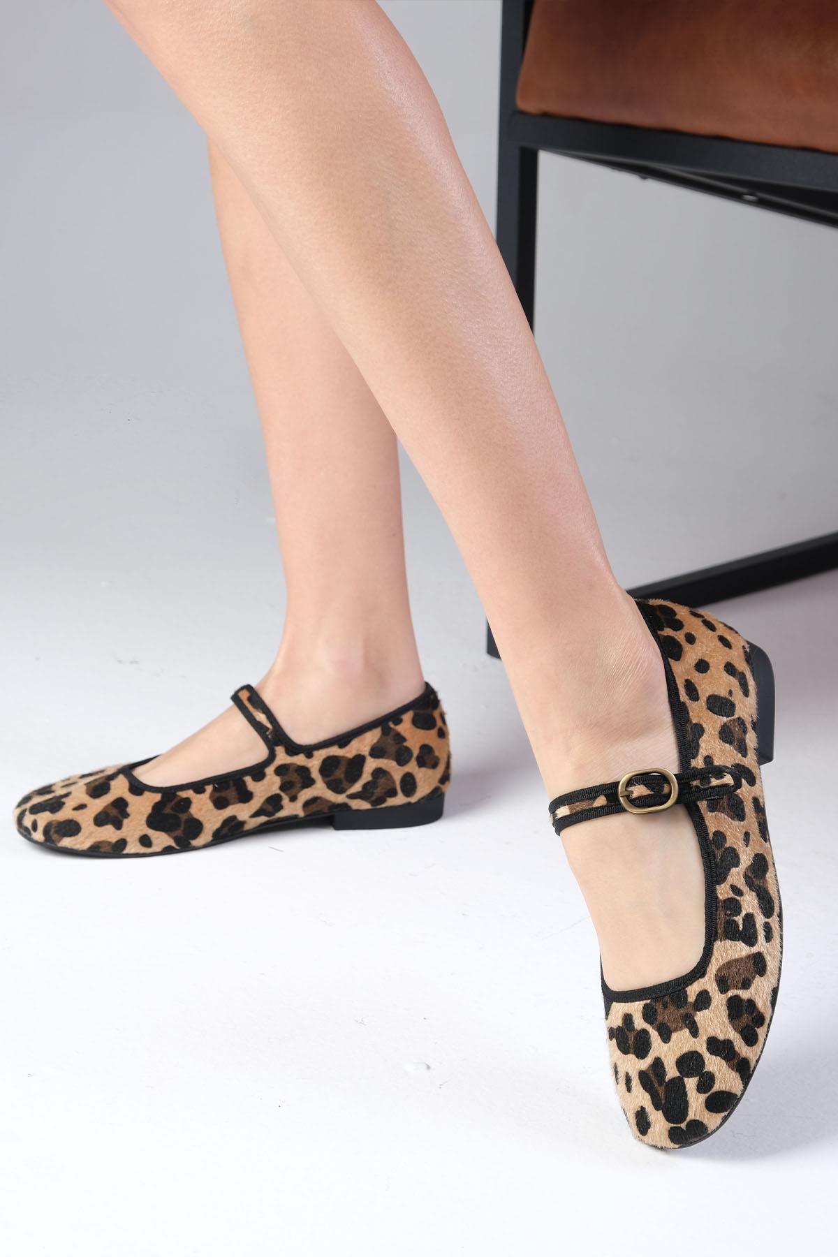 Inna Leopar Desenli Bantlı Babet