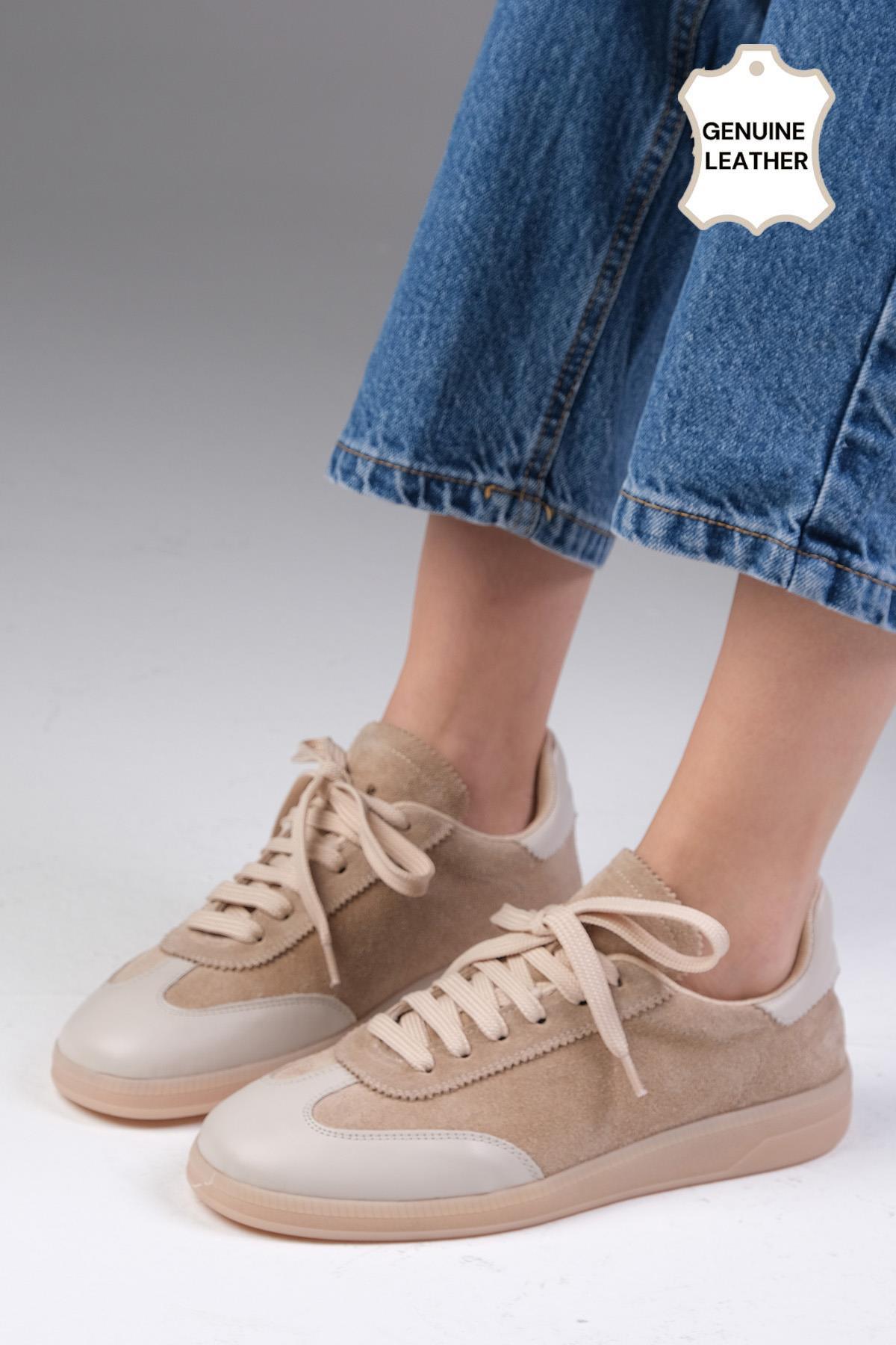 Nikita Hakiki Süet Bej Renk Spor Ayakkabı