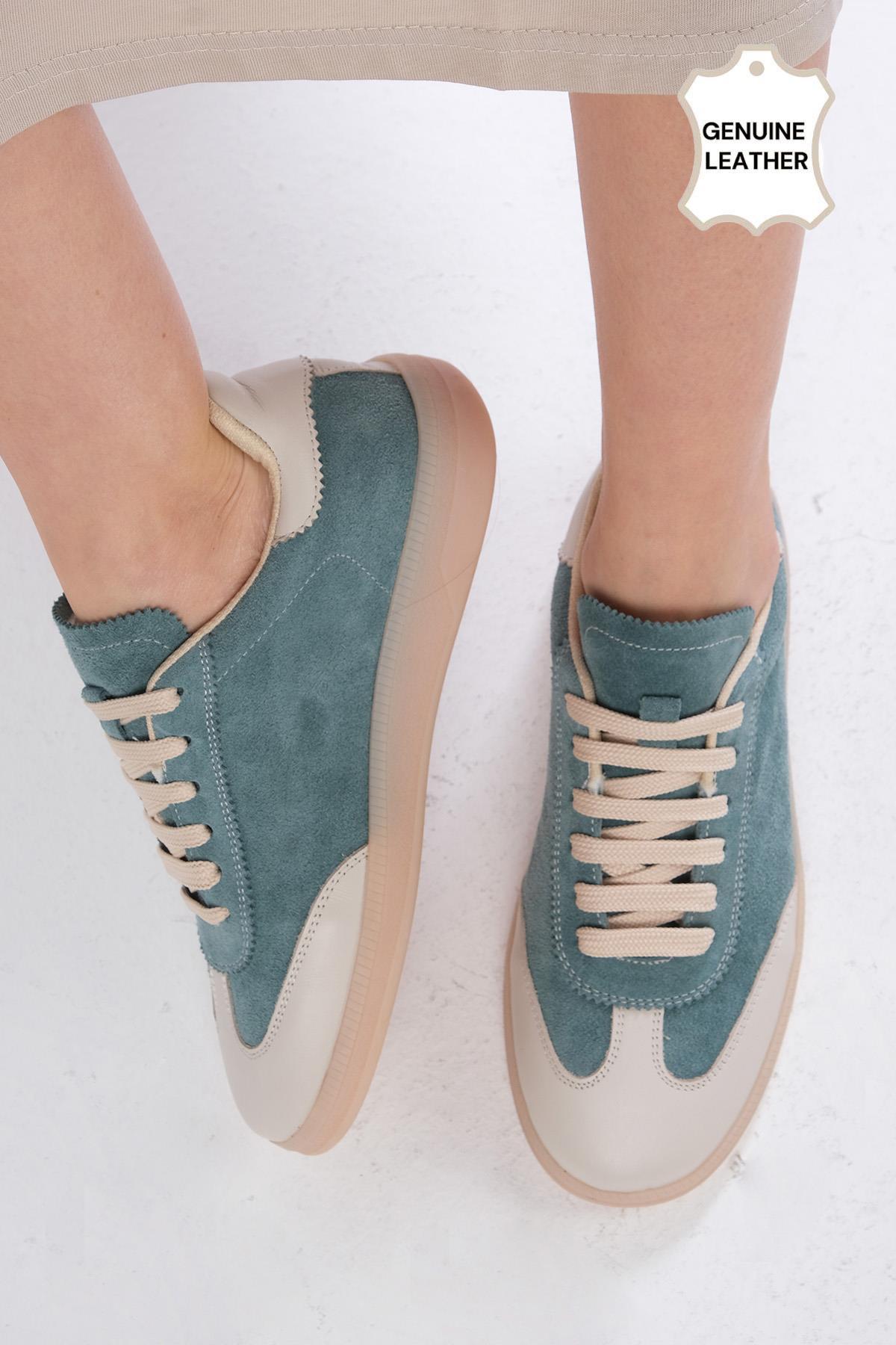 Nikita Hakiki Süet Petrol Yeşili Spor Ayakkabı