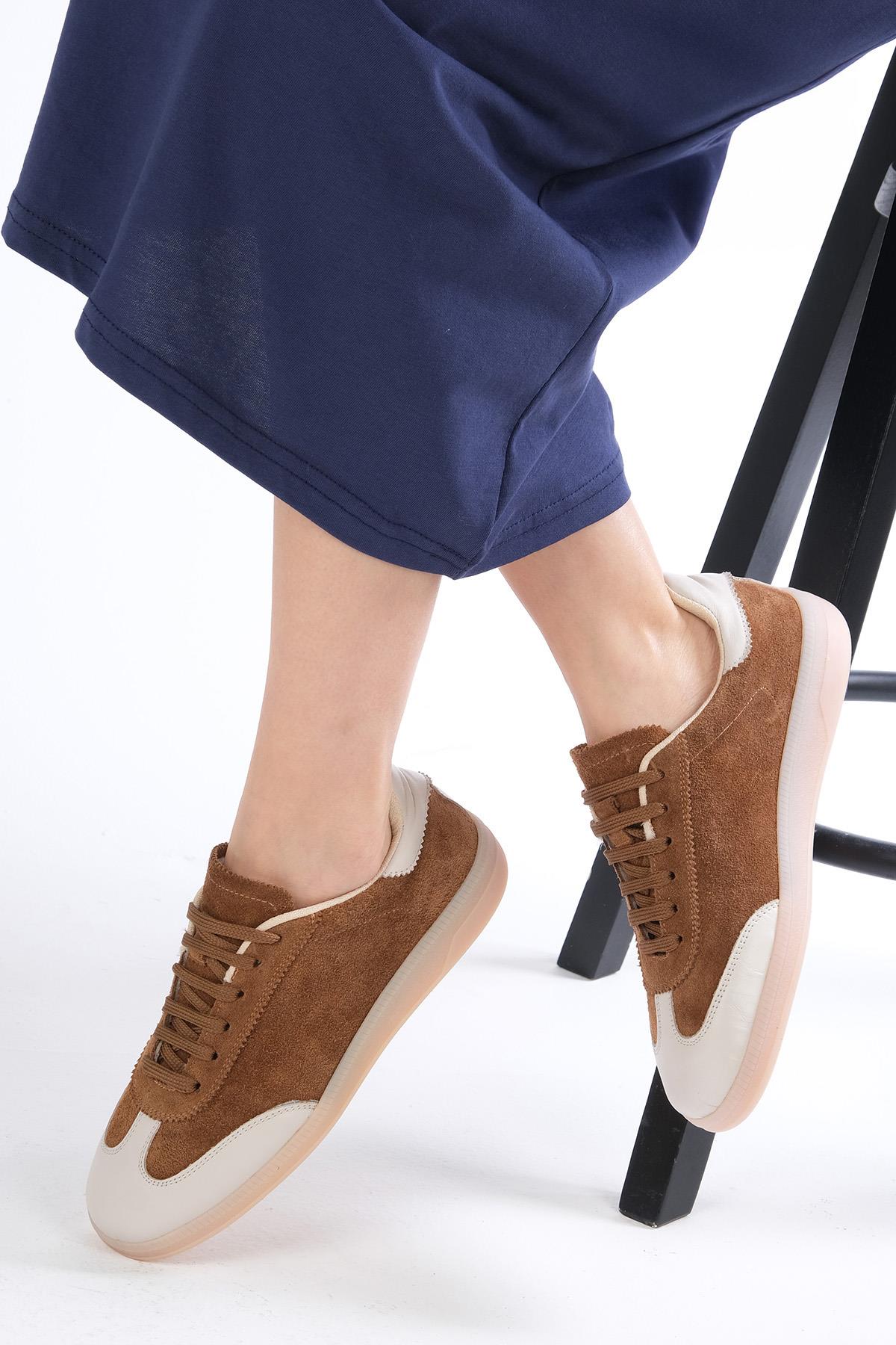 Nikita Hakiki Süet Taba Renk Spor Ayakkabı