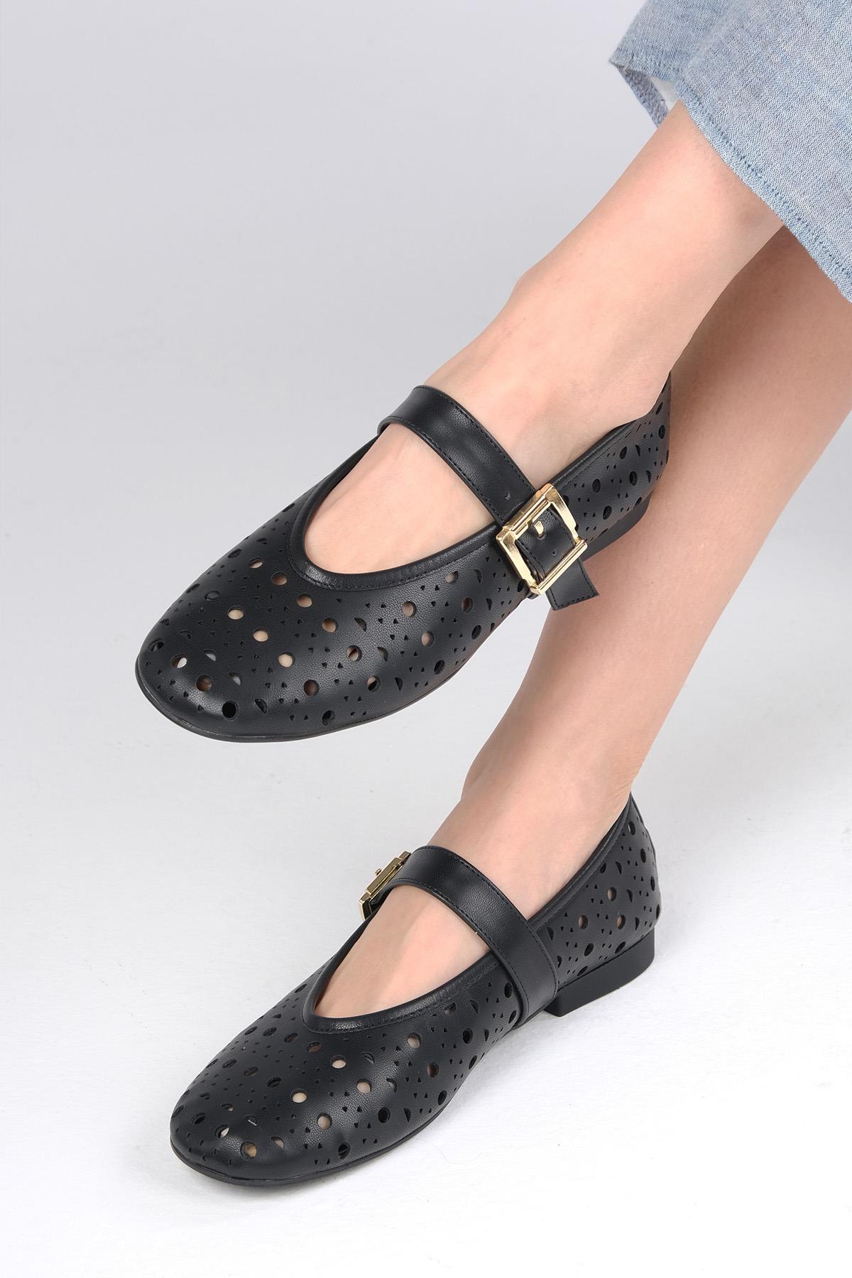 Norita Siyah Renk Lazerli Babet