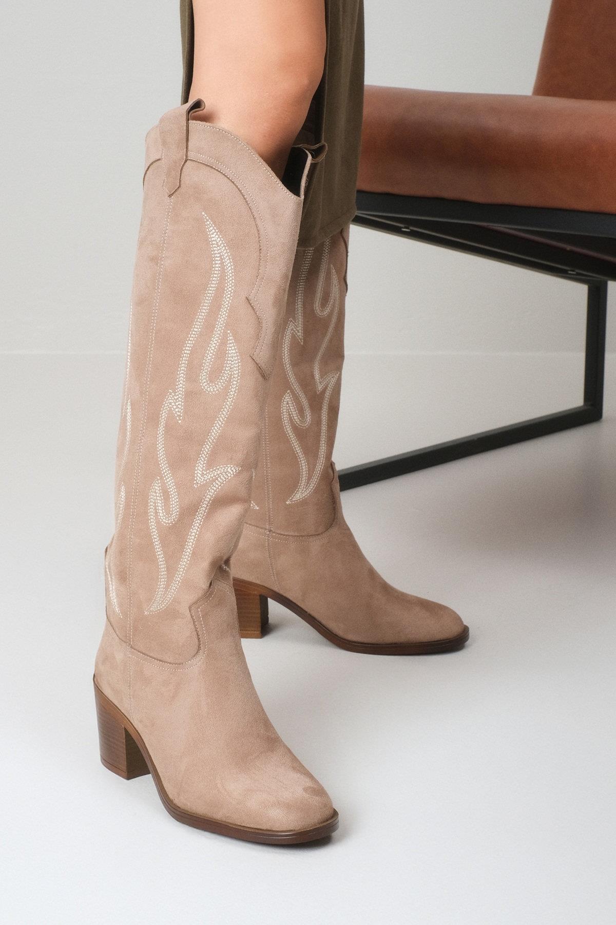 Romina Vizon Renk Kovboy Çizmesi