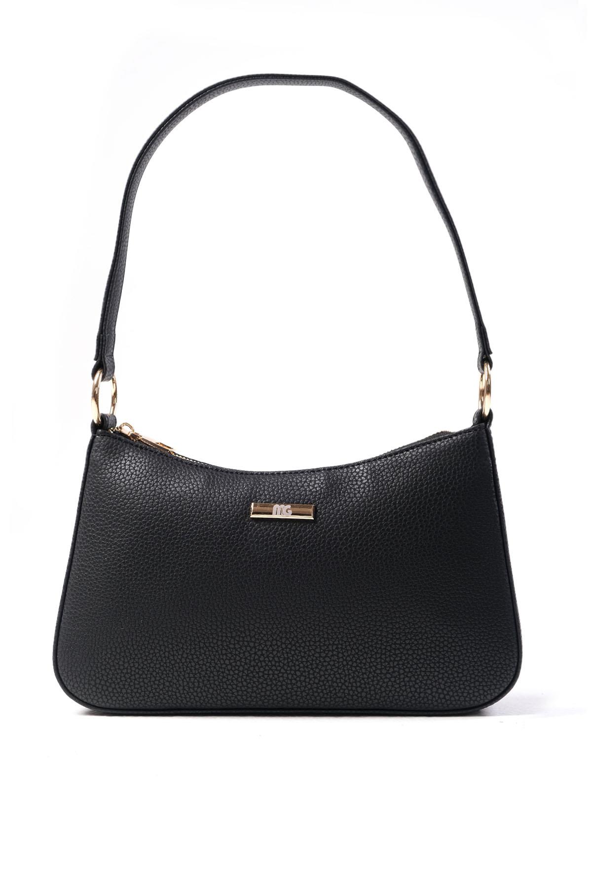 Siyah Renk El Ve Omuz Çantası