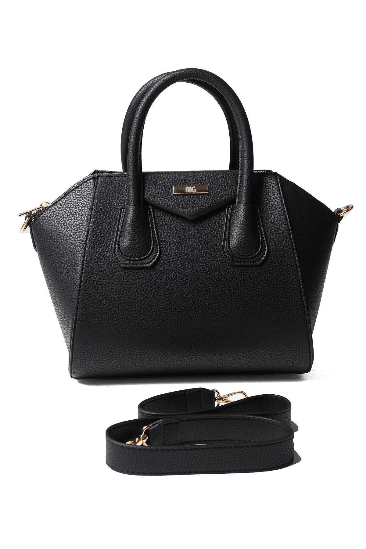 Siyah Renk El Ve Omuz Çantası