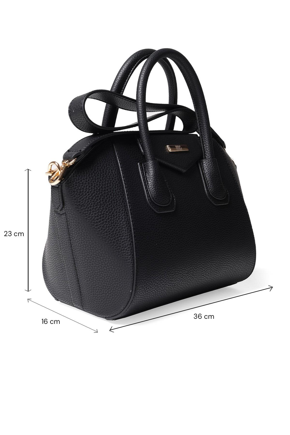 Siyah Renk El Ve Omuz Çantası