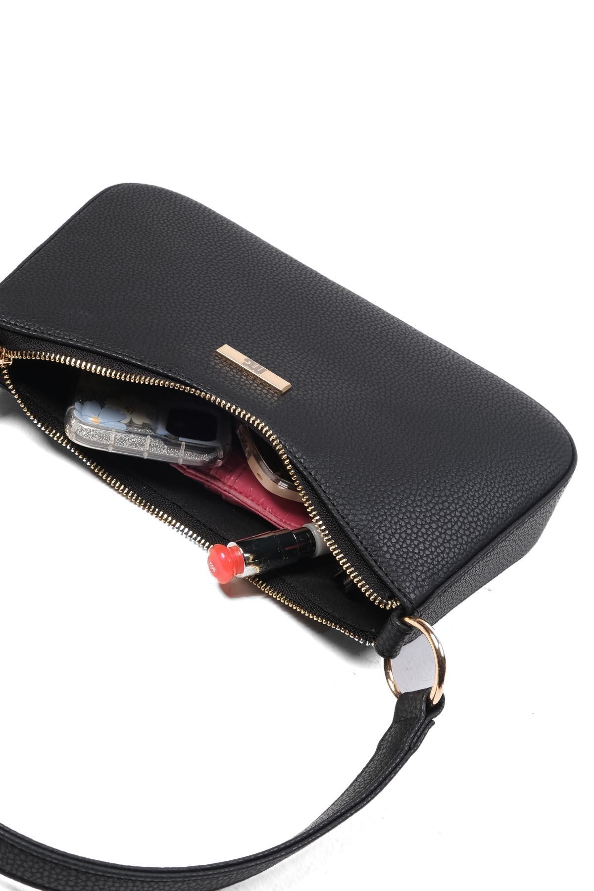 Siyah Renk El Ve Omuz Çantası