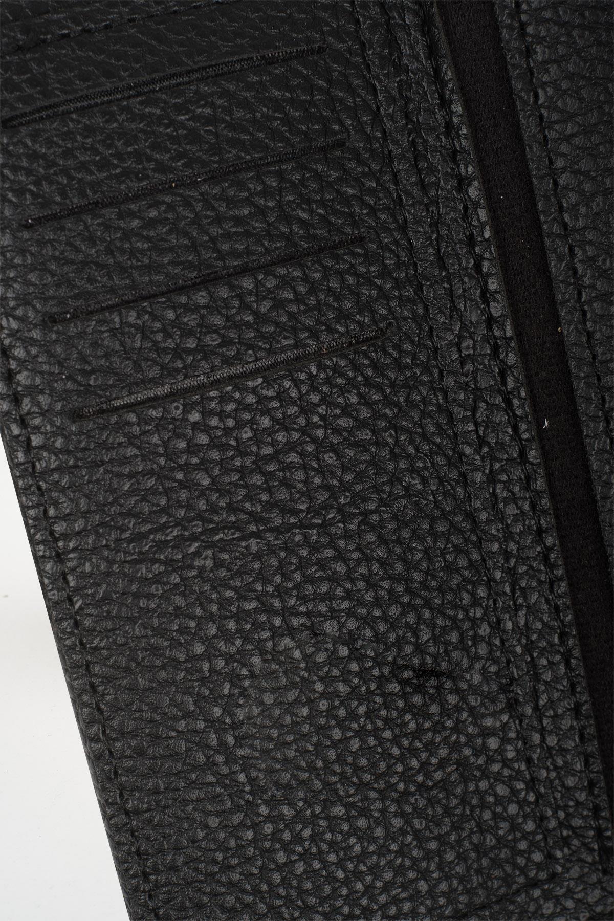 Siyah Renk Gold Halka Tokalı Cüzdan 