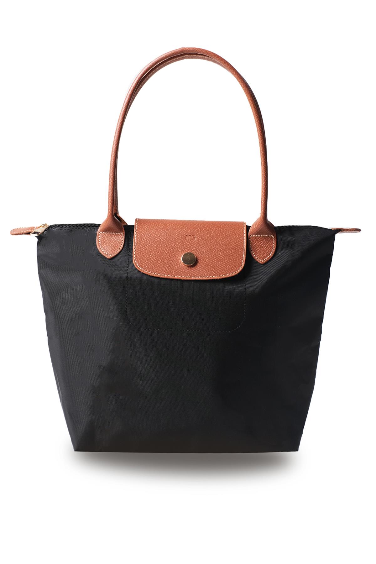 Siyah Renk Katlanabilir Omuz Çantası