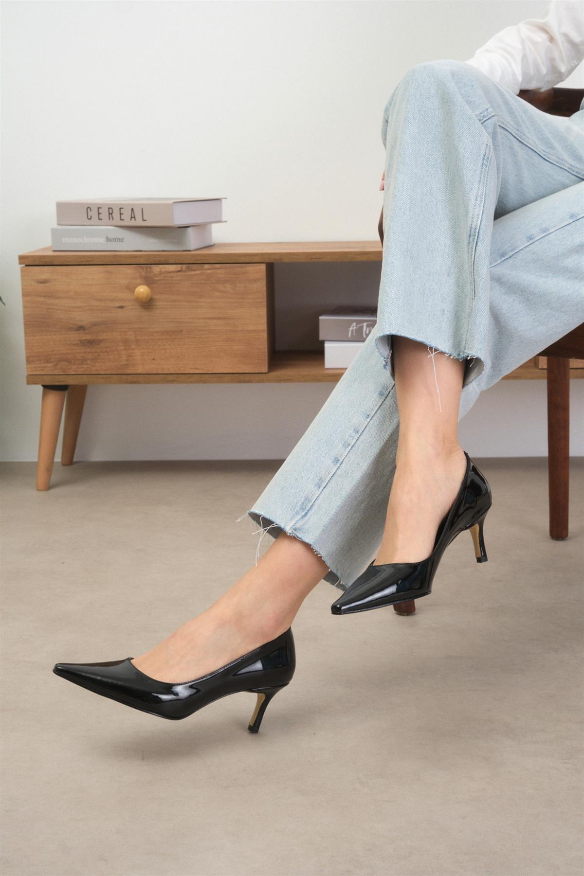 Claudine Black Heels