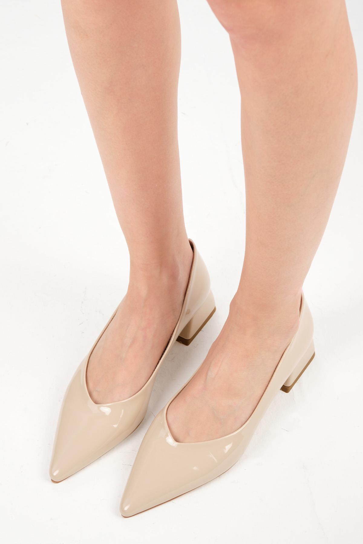 Marie Ten Rengi Rugan Topuklu Ayakkabı