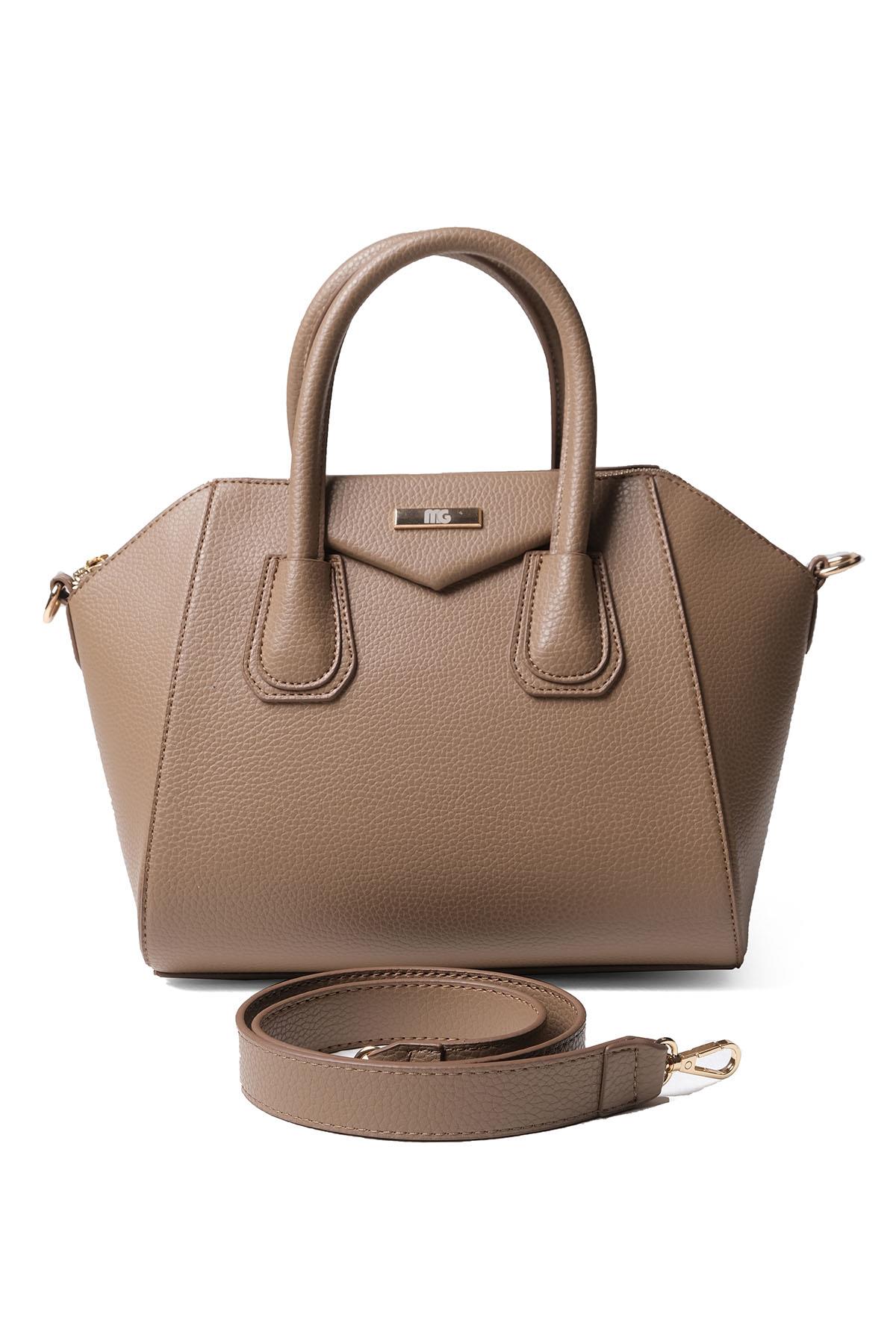 Vizon Renk El Ve Omuz Çantası