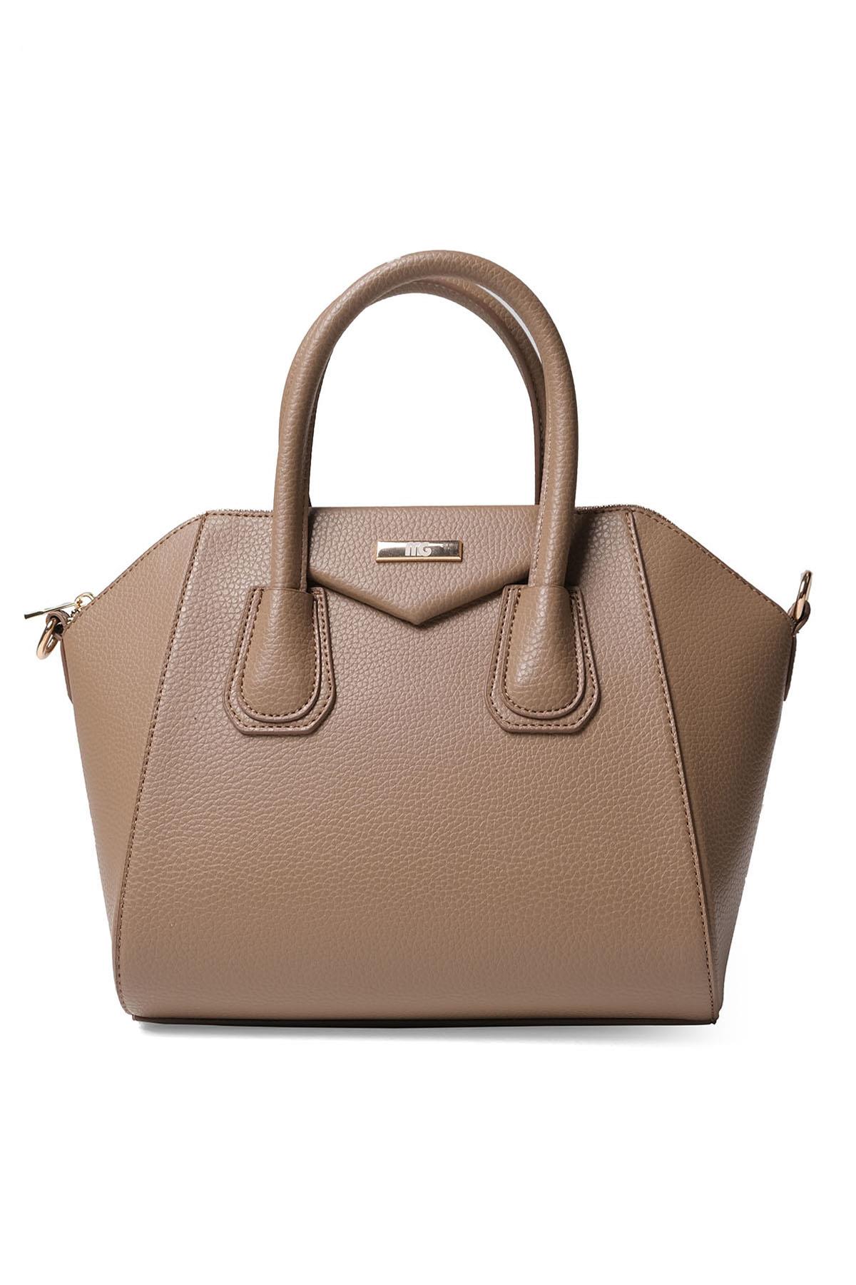 Vizon Renk El Ve Omuz Çantası