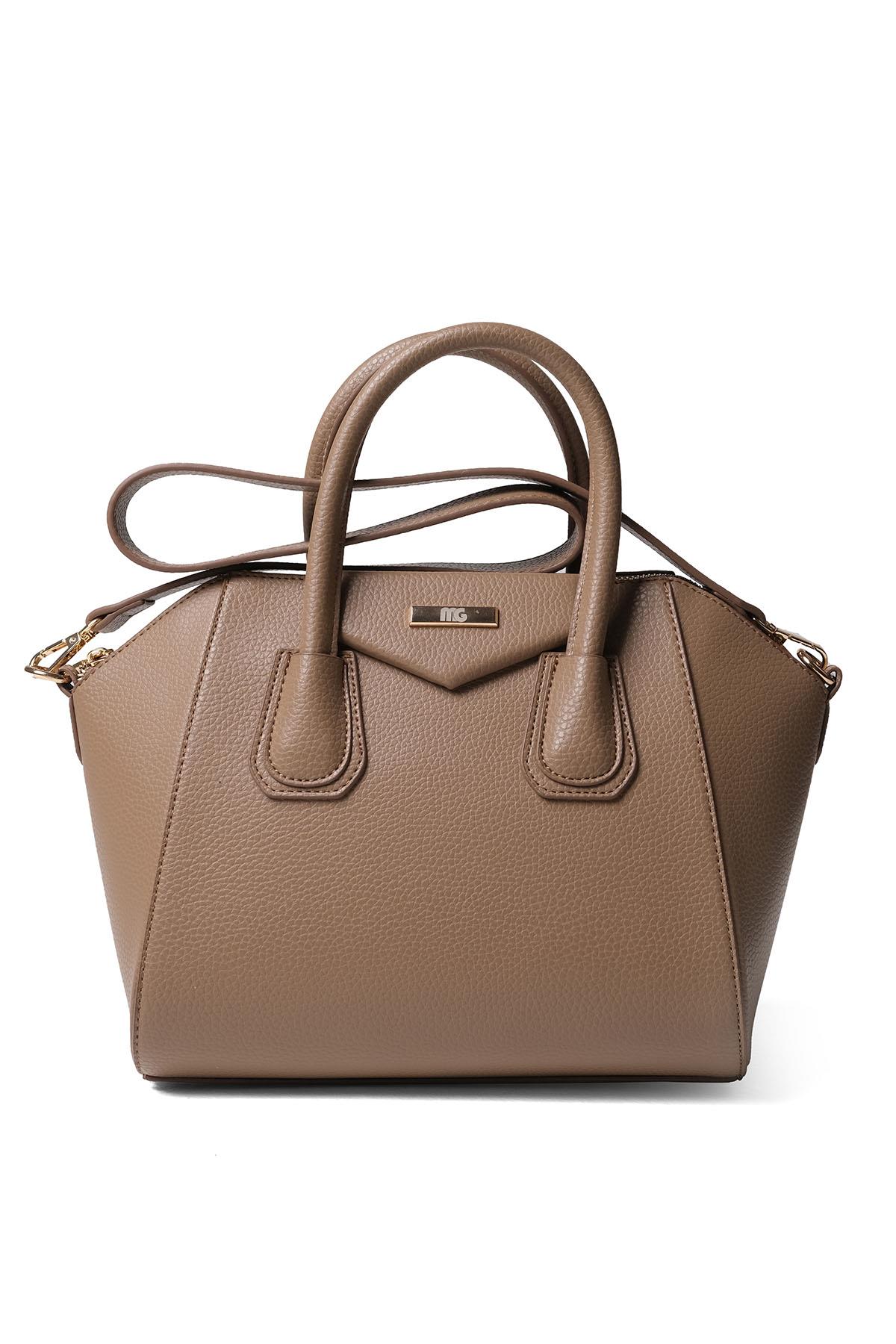 Vizon Renk El Ve Omuz Çantası