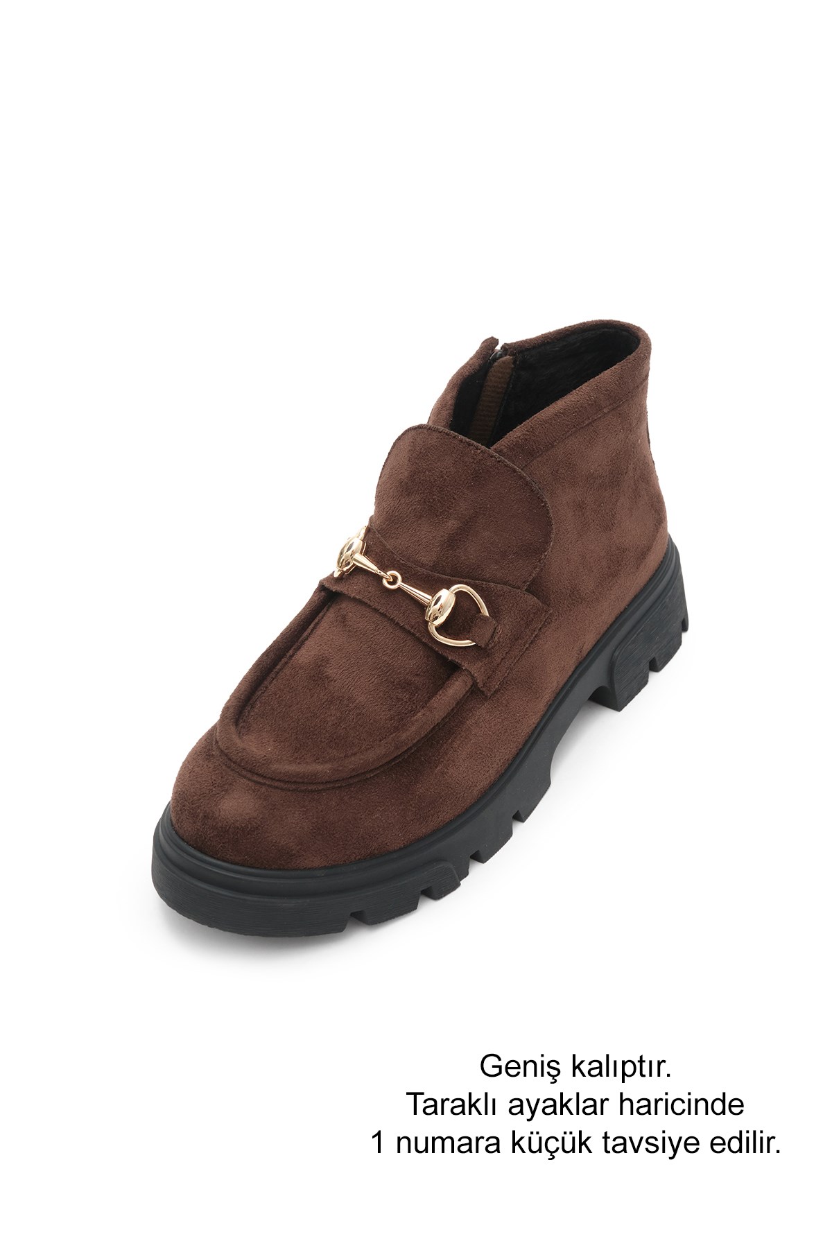 Marsha Kahverengi Toka Detaylı Loafer Bot