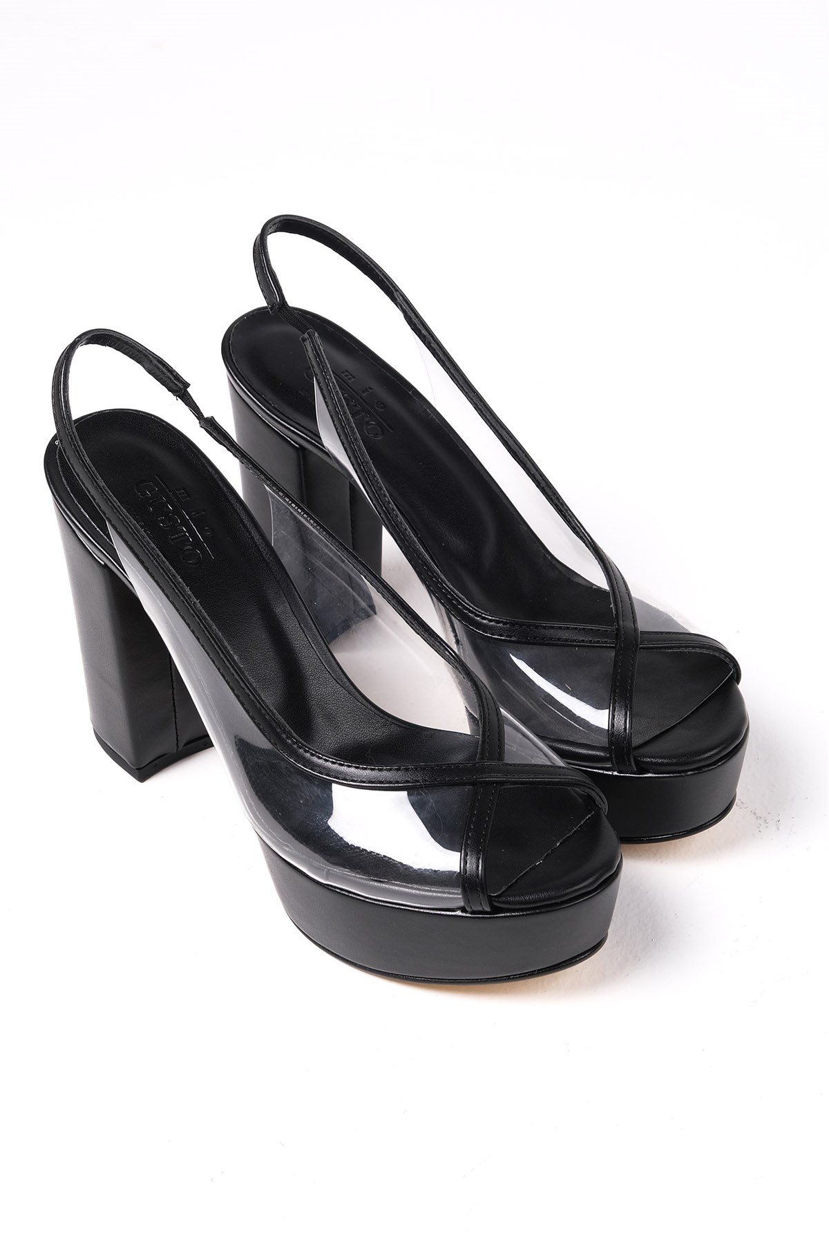 Nichole Siyah Renk Platformlu Abiye Ayakkabı