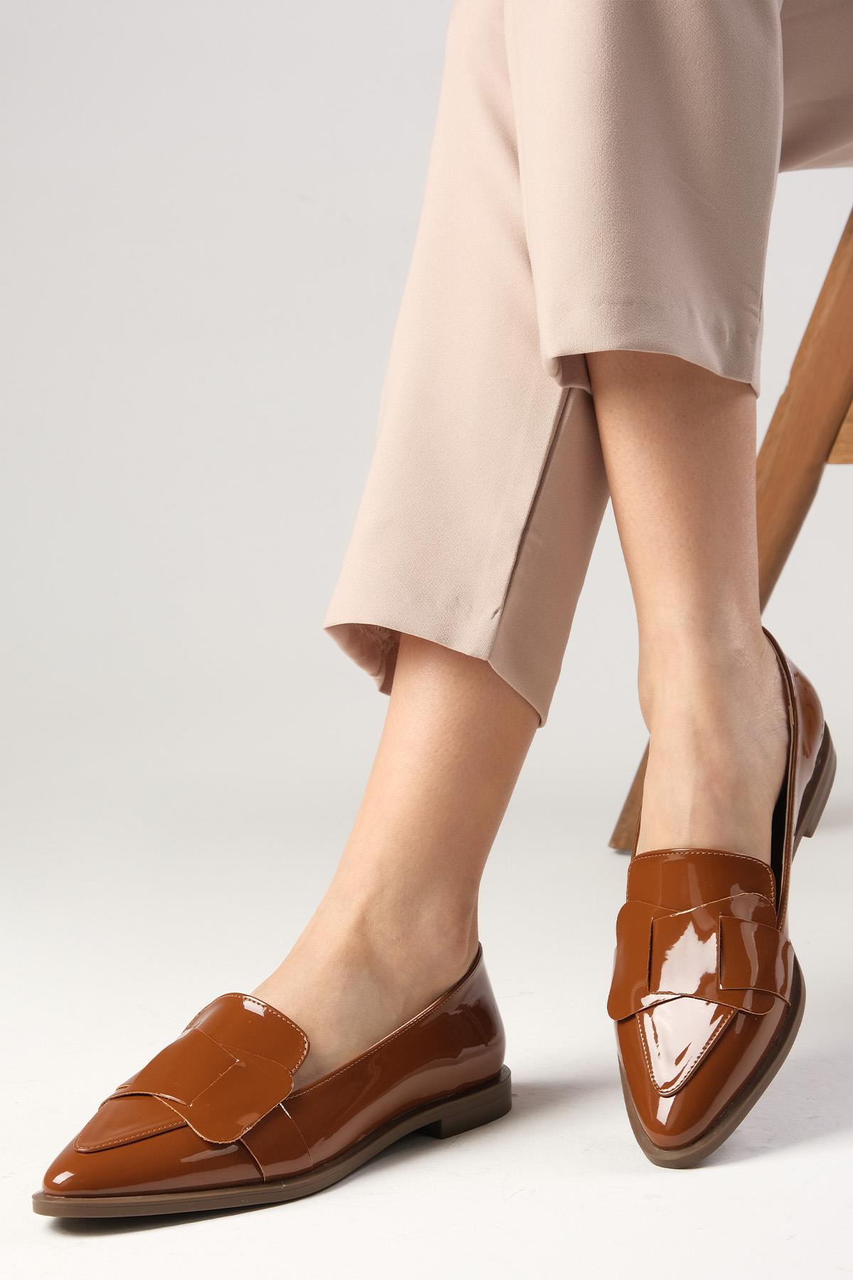 Nora Taba Renk Rugan Loafer Ayakkabı