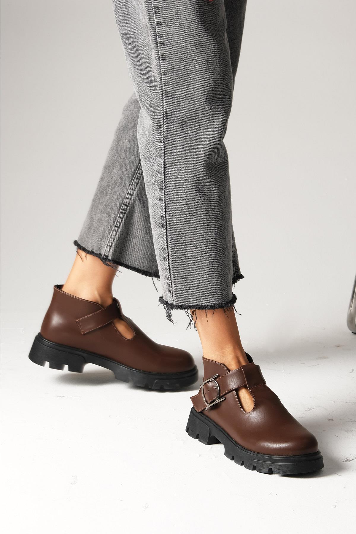 Norma Kalın Tabanlı Oxford Ayakkabı