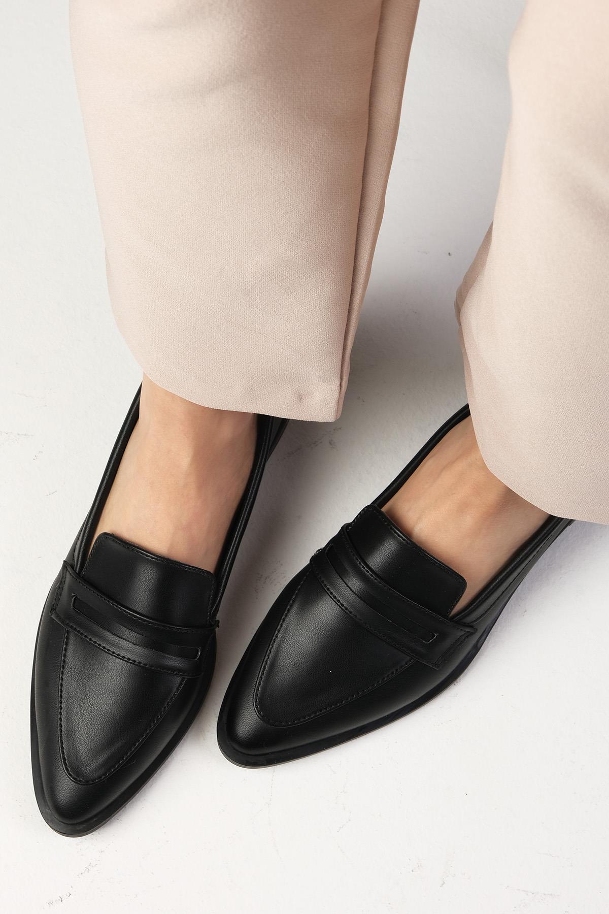 River Siyah Renk Loafer Ayakkabı