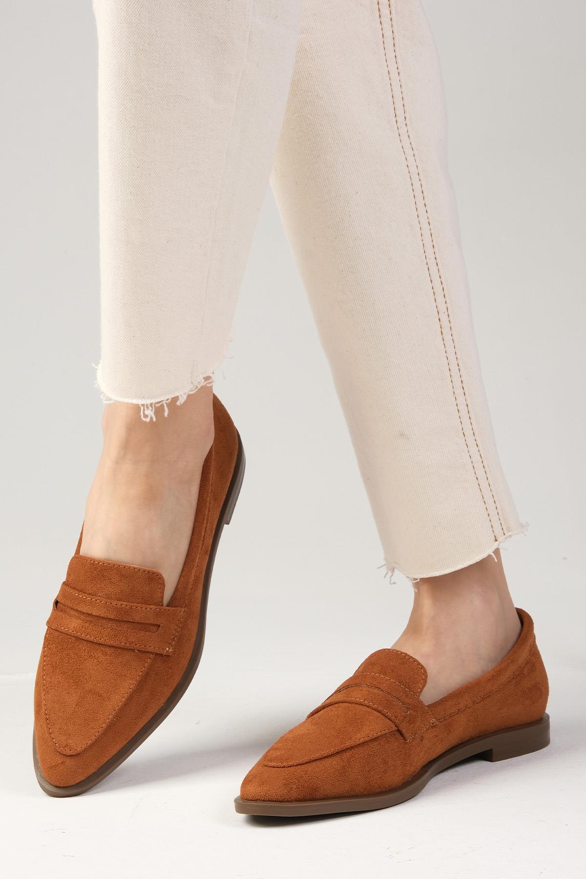 River Taba Renk Loafer Ayakkabı