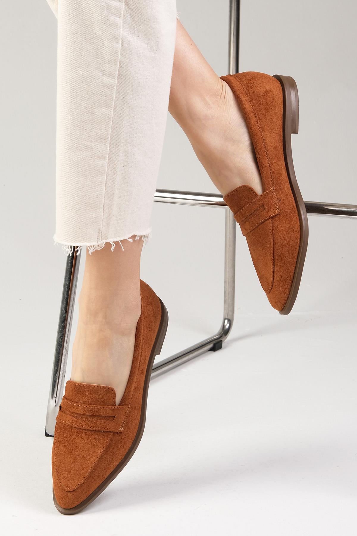 River Taba Renk Loafer Ayakkabı