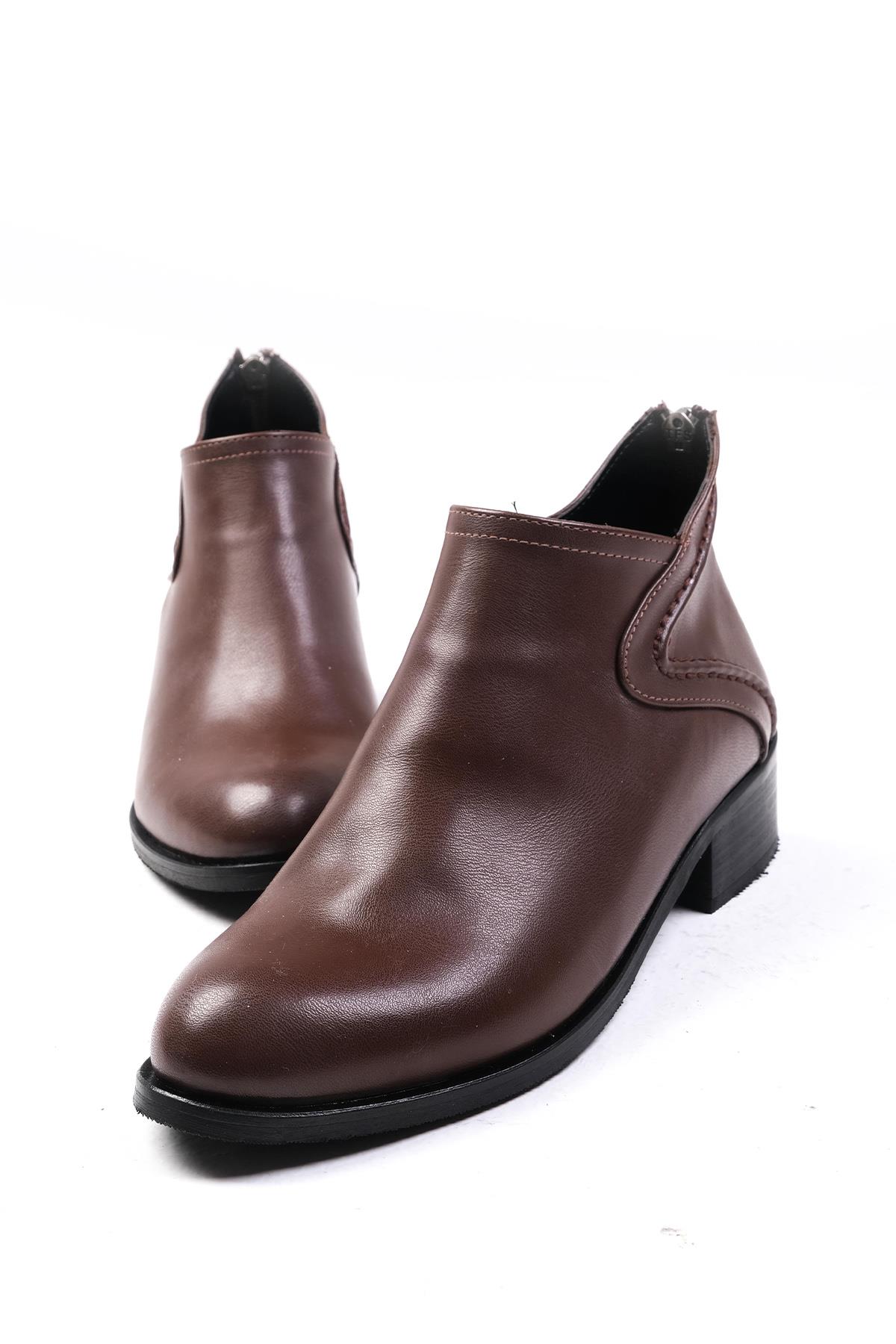 Rosa Kahverengi Oxford Bilekte Bot