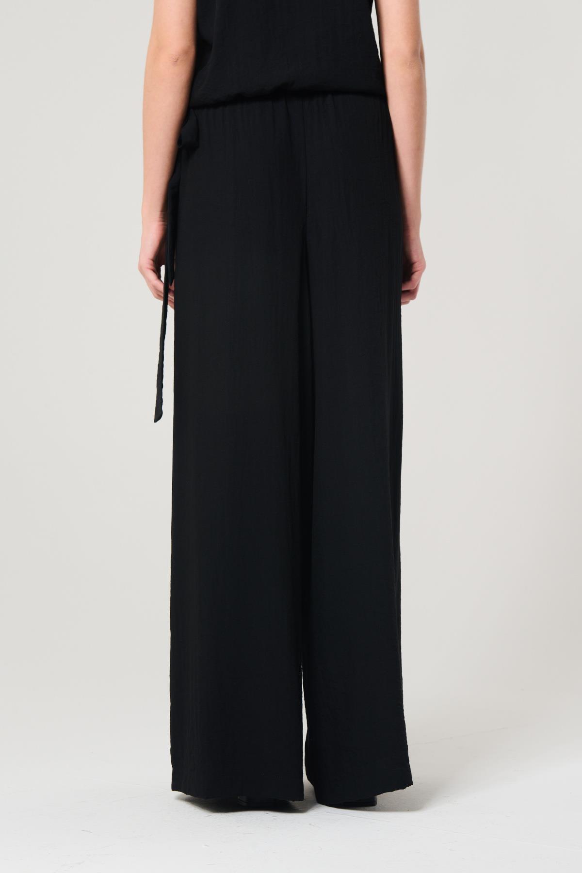 Siyah Renk Palazzo Pantolon