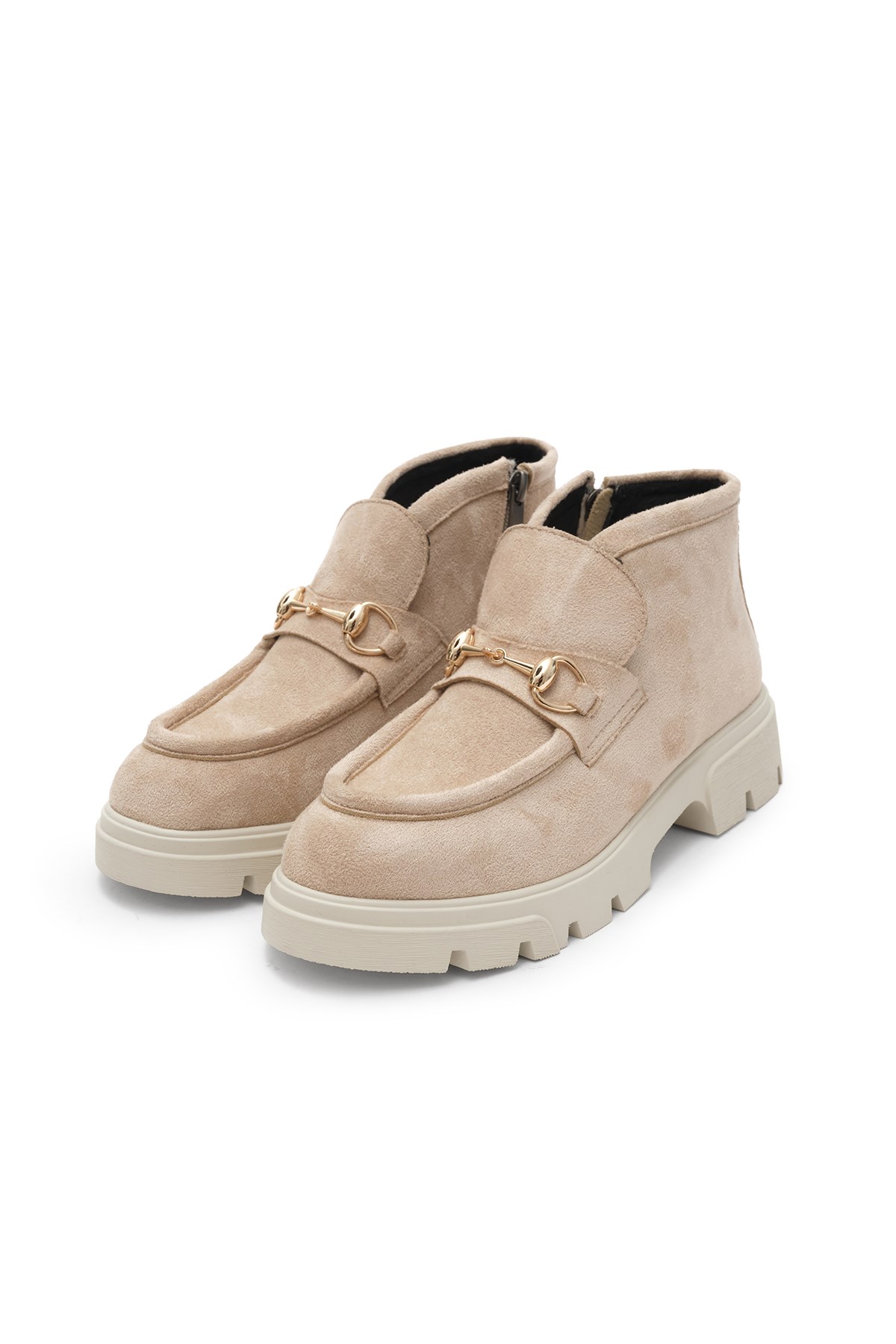 Marsha Bej Renk Toka Detaylı Loafer Bot