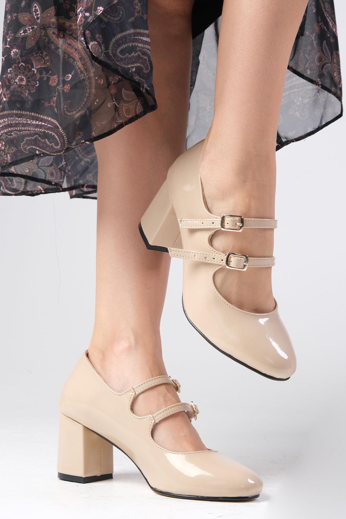 Tiana Ten Rengi Topuklu Ayakkabı