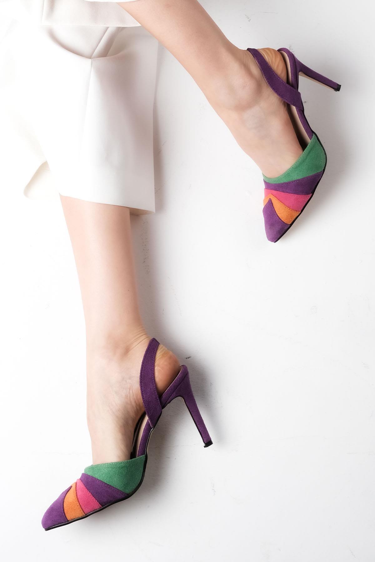 Mio Gusto Multi Renk Topuklu Ayakkabı