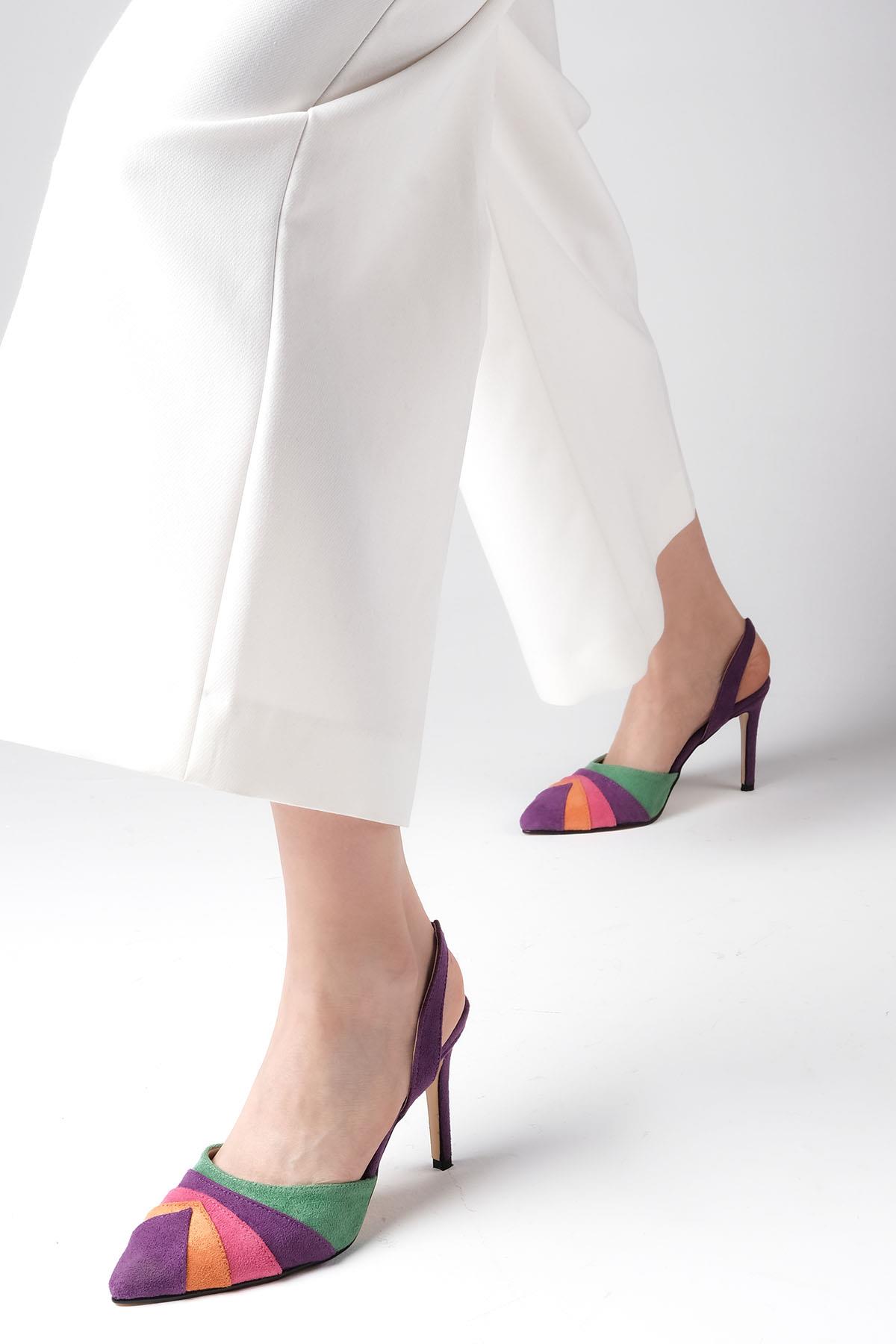Mio Gusto Multi Renk Topuklu Ayakkabı