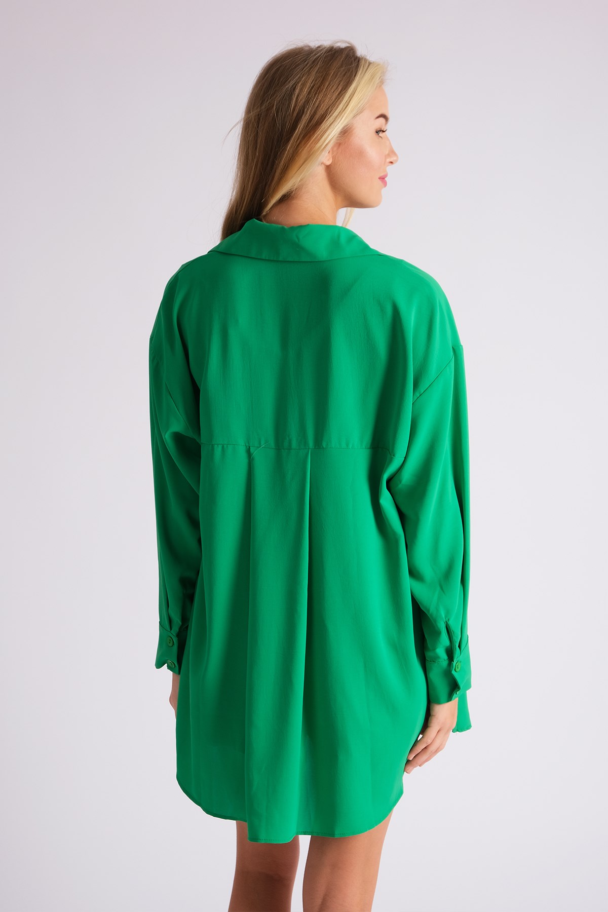 Mio Gusto Yeşil Renk Kadın Tunik Gömlek