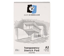 Alex Schoeller Transparency Sketch Pad Eskiz Bloğu 55 Gr A3