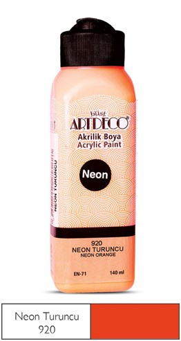 Artdeco Akrilik Boya 140 ml 920 Neon Turuncu