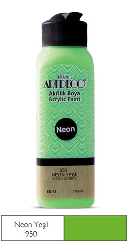 Artdeco Akrilik Boya 140 ml 950 Neon Yeşil