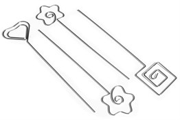 Cernit Metal Desen Kalıbı 4 Farklı Model