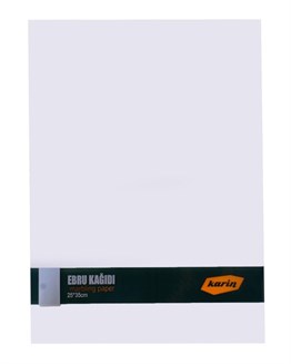 Karin Marbling Paper White 90 Gr 100 Pieces 25 X 35 Cm