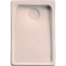 Hakuji Suzuri Inkstone Beyaz Seramik Mürekkep Paleti